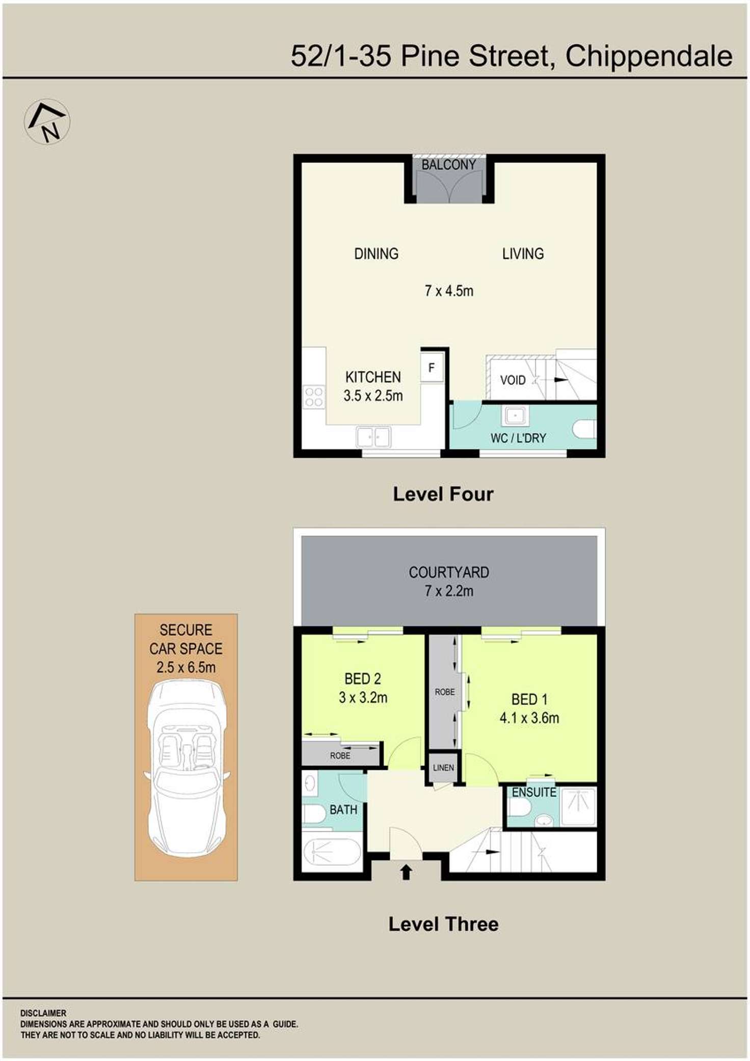 Floorplan of Homely apartment listing, 52/1-35 Pine St, Chippendale NSW 2008