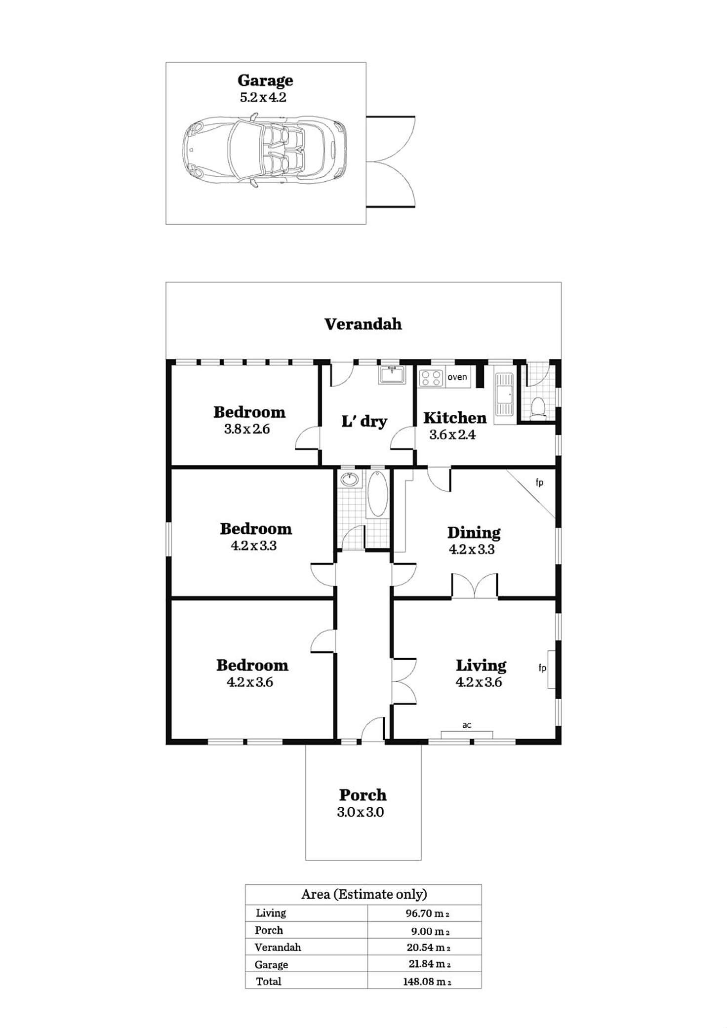 Floorplan of Homely house listing, 99 Coombe Road, Allenby Gardens SA 5009