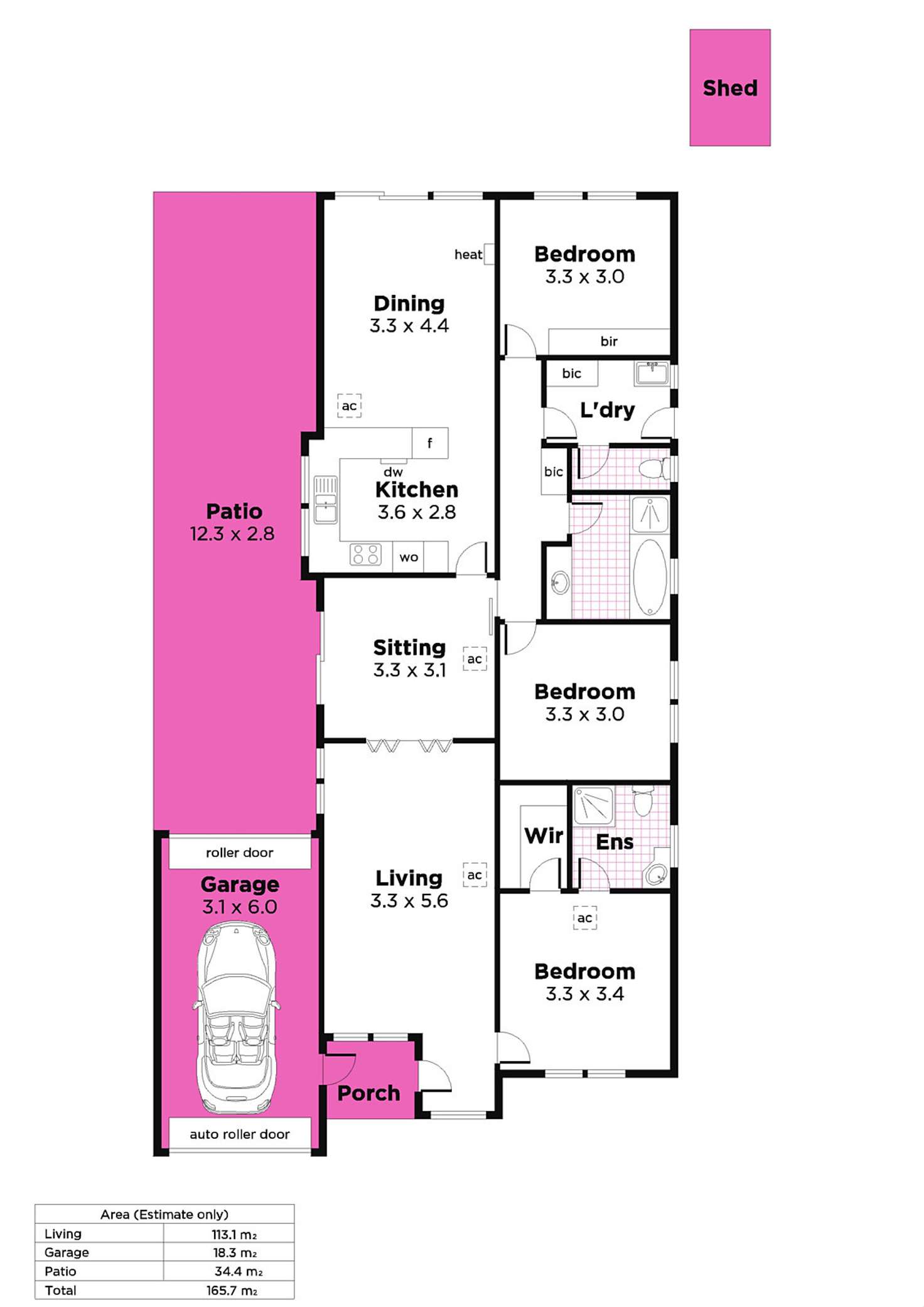 Floorplan of Homely house listing, 37A Margate Street, Brighton SA 5048