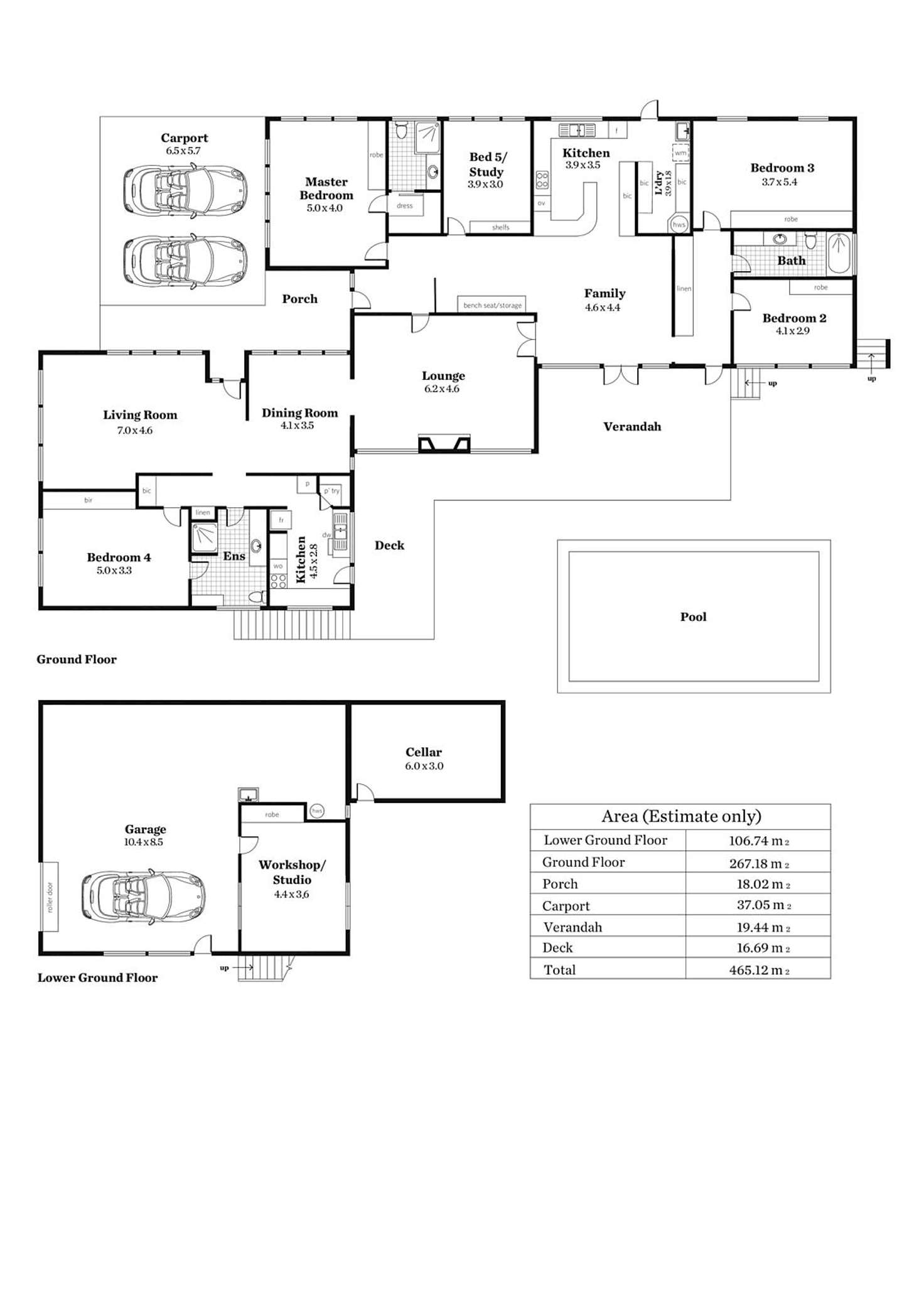 Floorplan of Homely house listing, 12 Greengate Crescent, Beaumont SA 5066