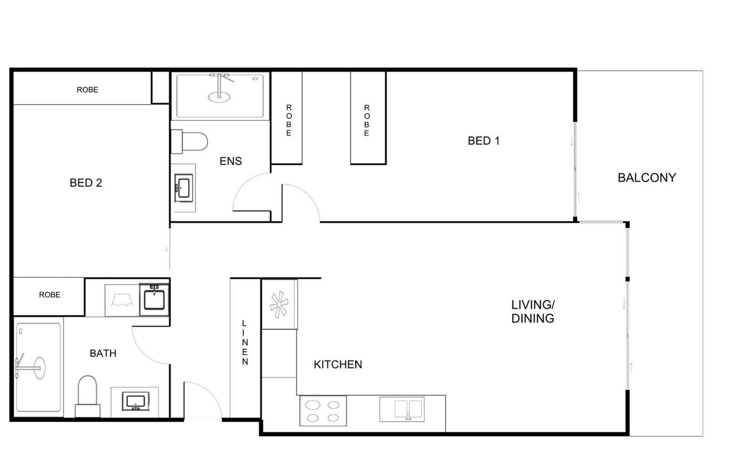 Floorplan of Homely apartment listing, 104/2 Gribble Street, Gungahlin ACT 2912