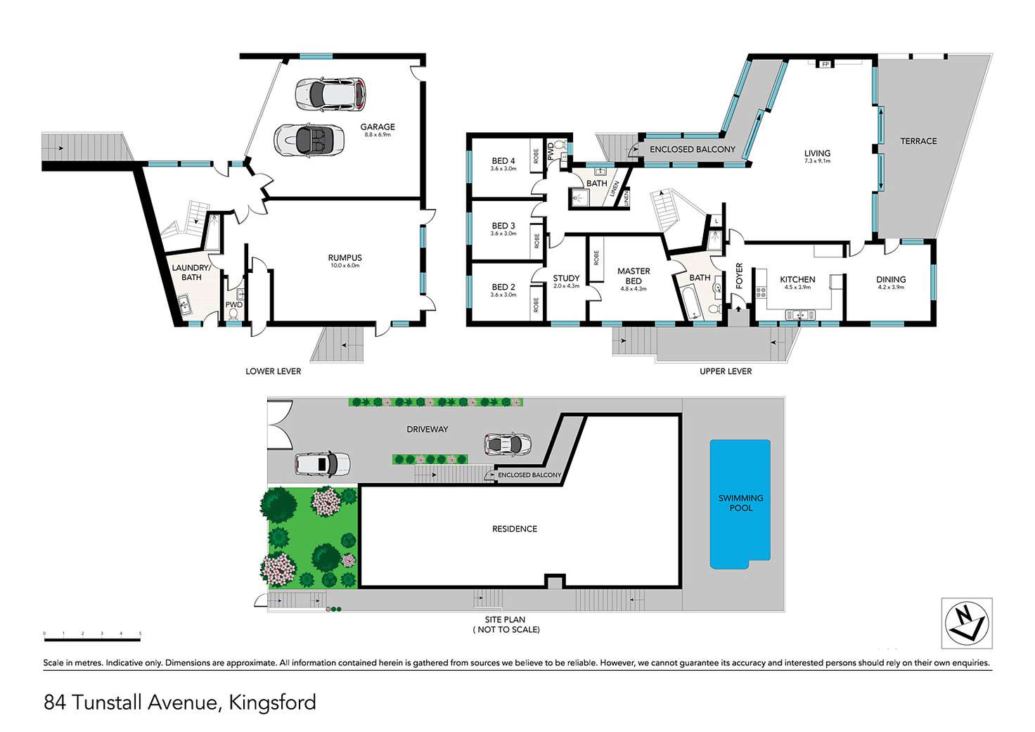Floorplan of Homely house listing, 84 Tunstall Avenue, Kingsford NSW 2032