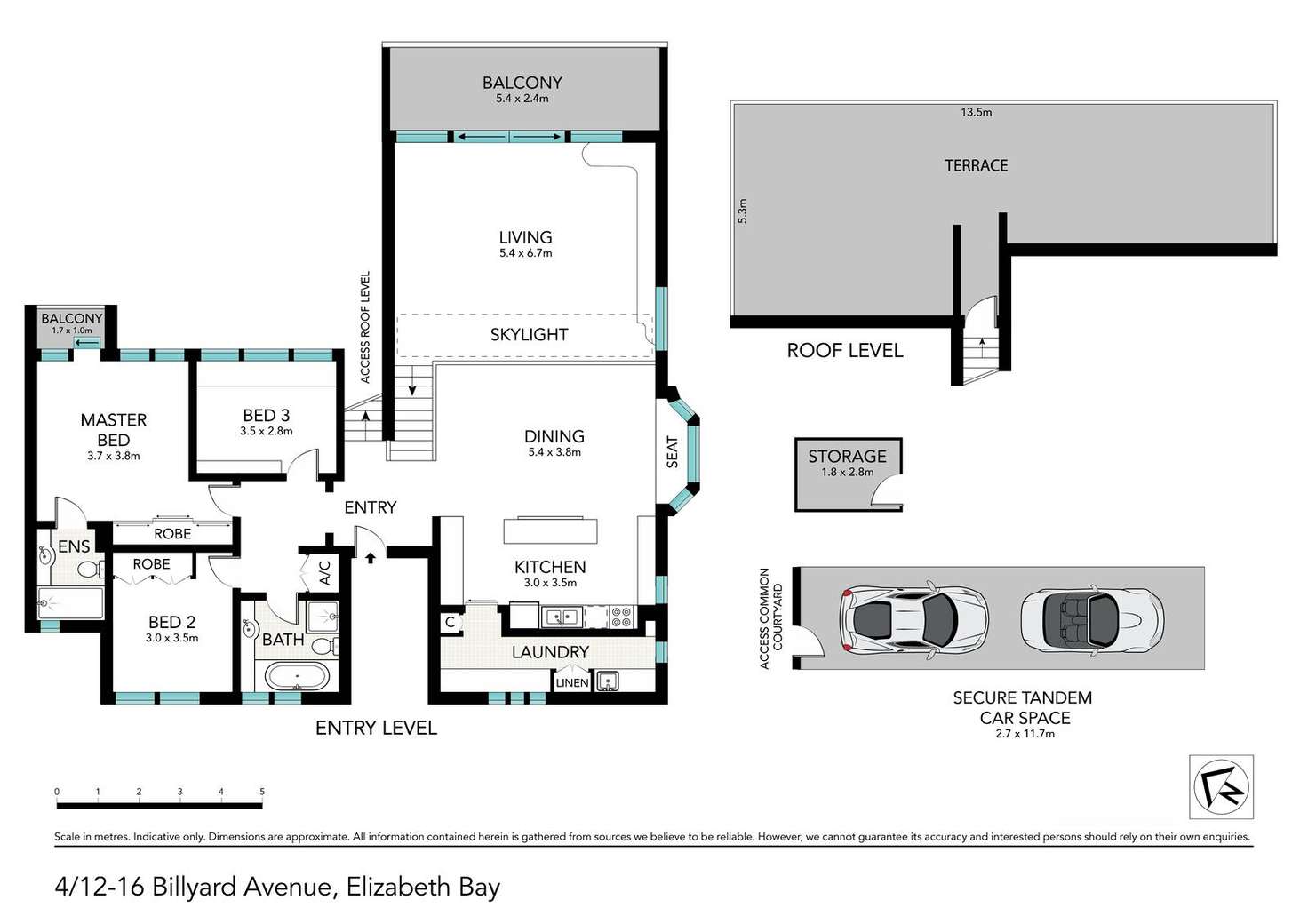 Floorplan of Homely apartment listing, 4/12-16 Billyard Avenue, Elizabeth Bay NSW 2011