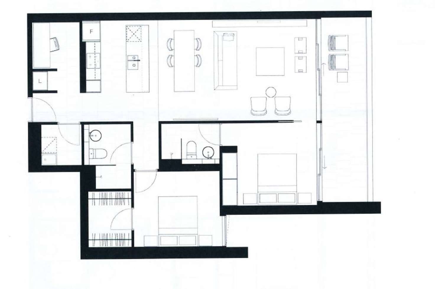 Floorplan of Homely apartment listing, 1206/161 Emu Bank, Belconnen ACT 2617