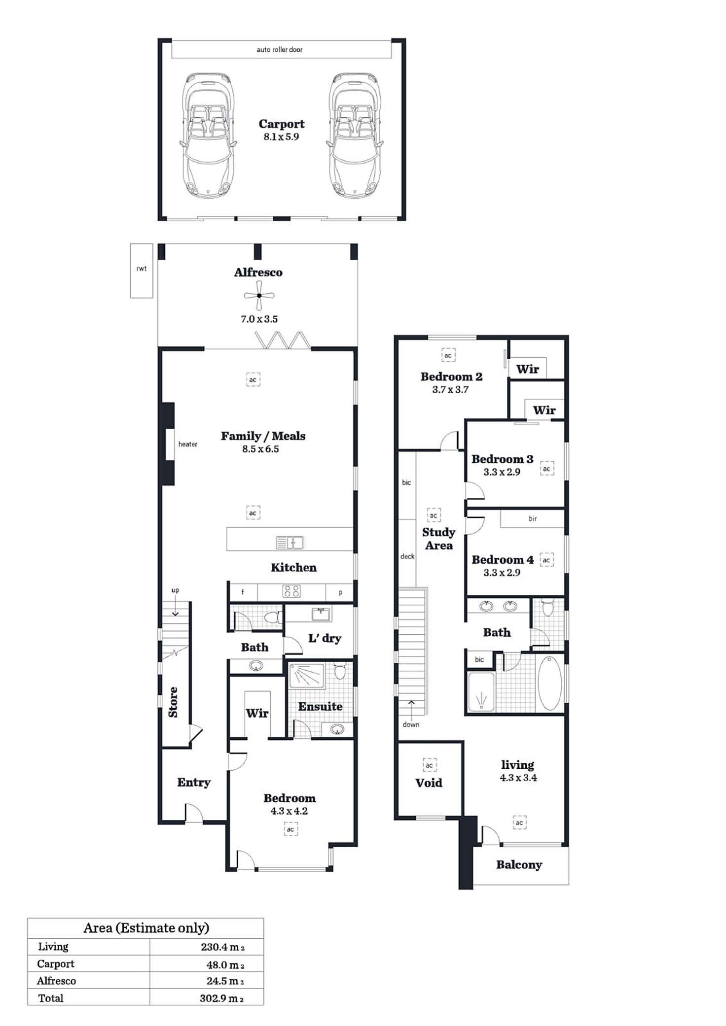 Floorplan of Homely house listing, 135A East Terrace, Henley Beach SA 5022