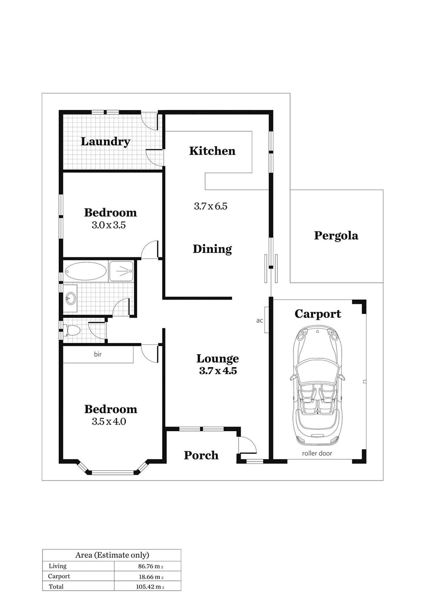 Floorplan of Homely house listing, 2/11 Narina Way, Aberfoyle Park SA 5159