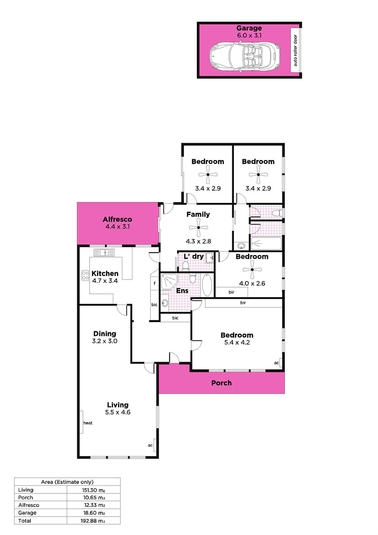 Floorplan of Homely house listing, 8 Elm Street, Brighton SA 5048
