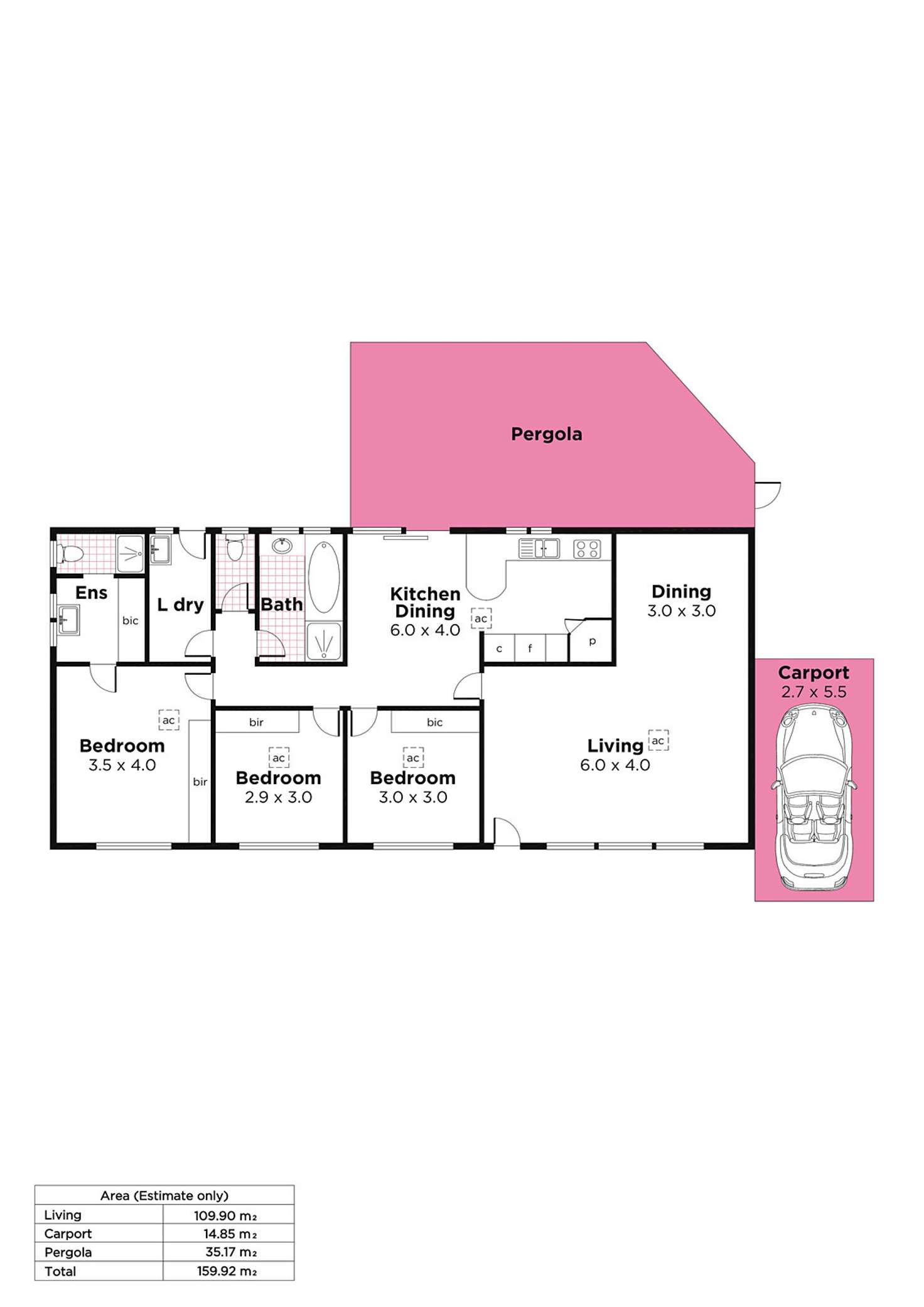 Floorplan of Homely house listing, 12 Grahame Drive, Athelstone SA 5076