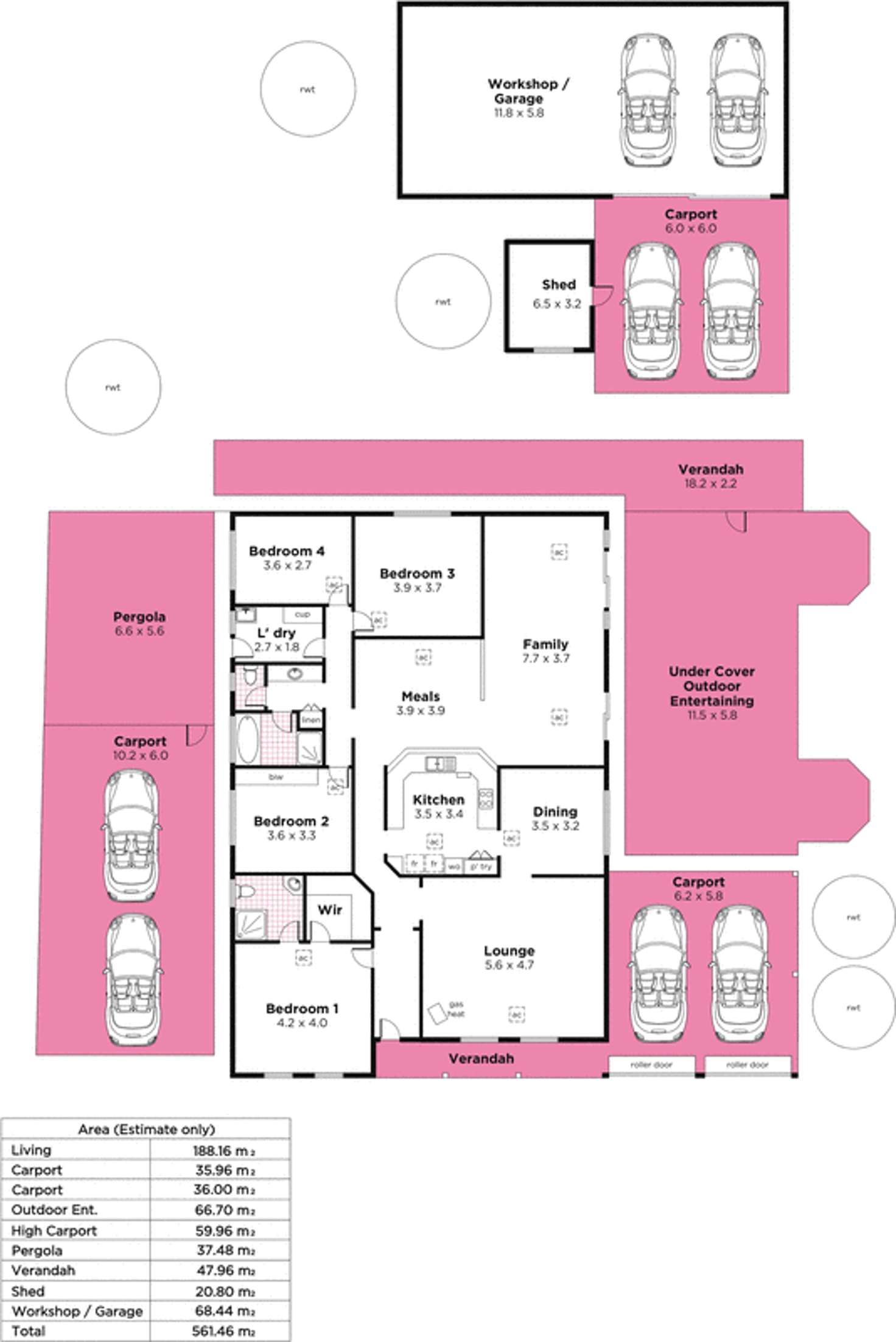 Floorplan of Homely house listing, 6 The Terrace, Gawler South SA 5118