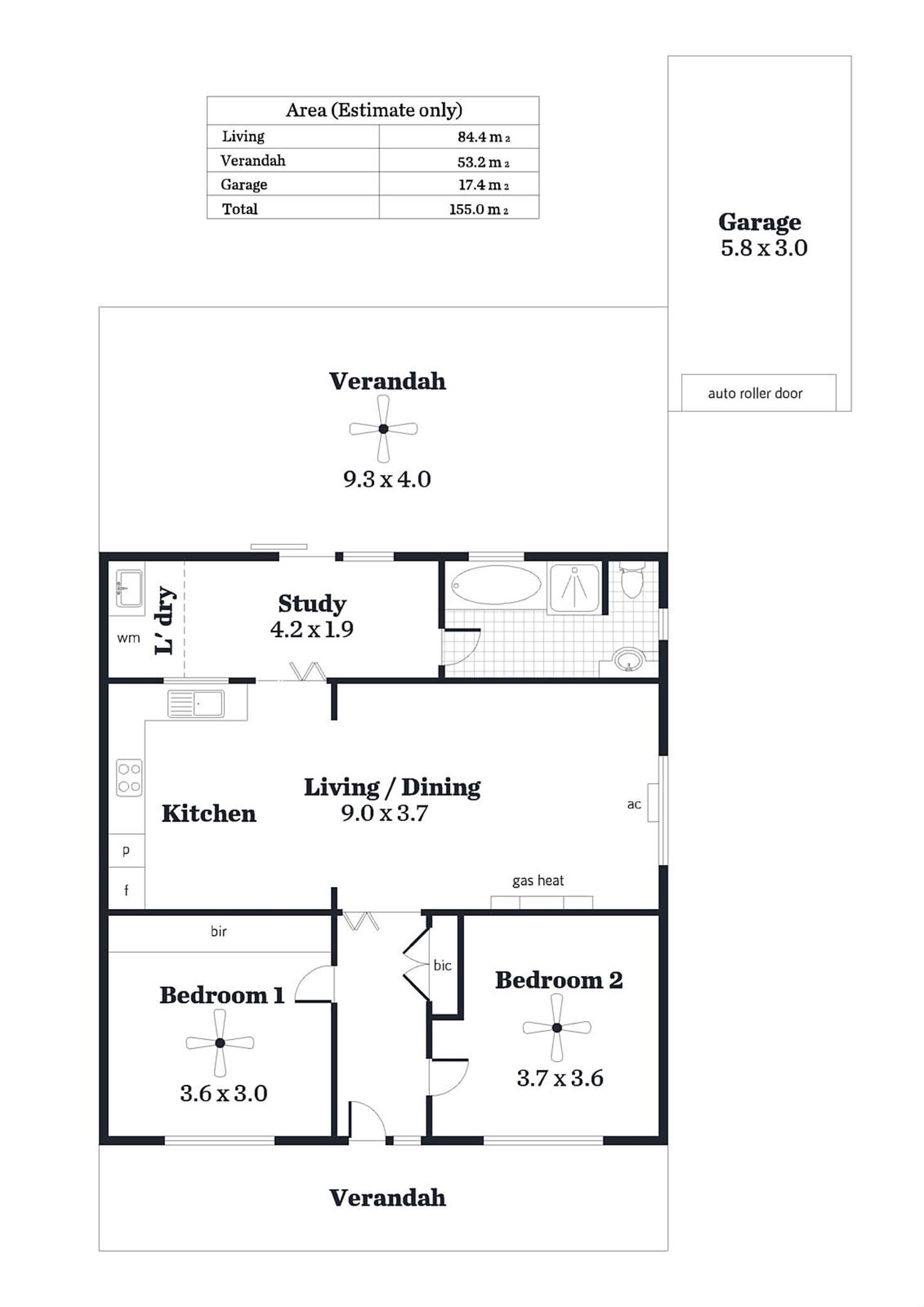 Floorplan of Homely house listing, 4 Abbotsbury Place, Evandale SA 5069