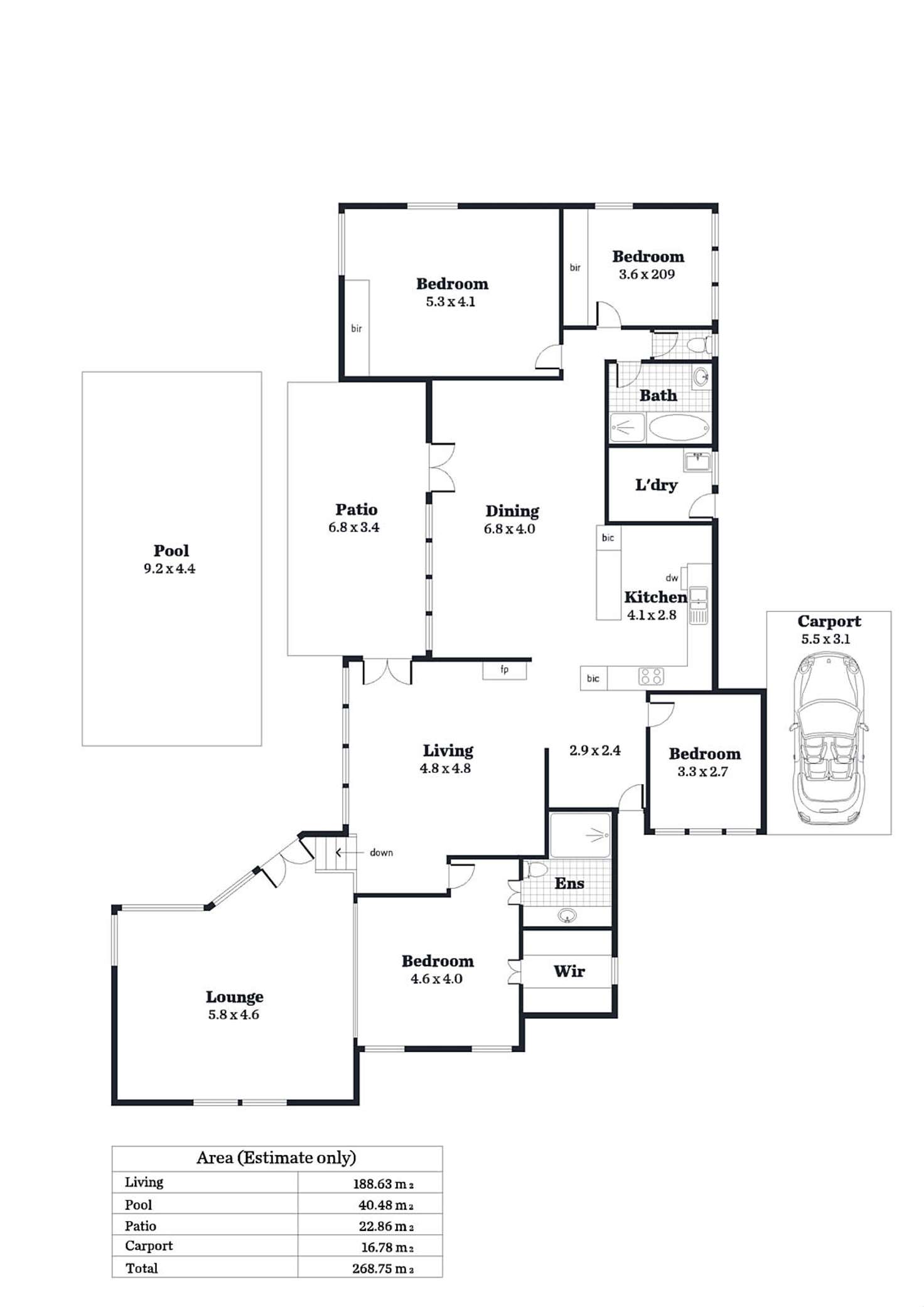 Floorplan of Homely house listing, 17 Heathfield Road, Bellevue Heights SA 5050