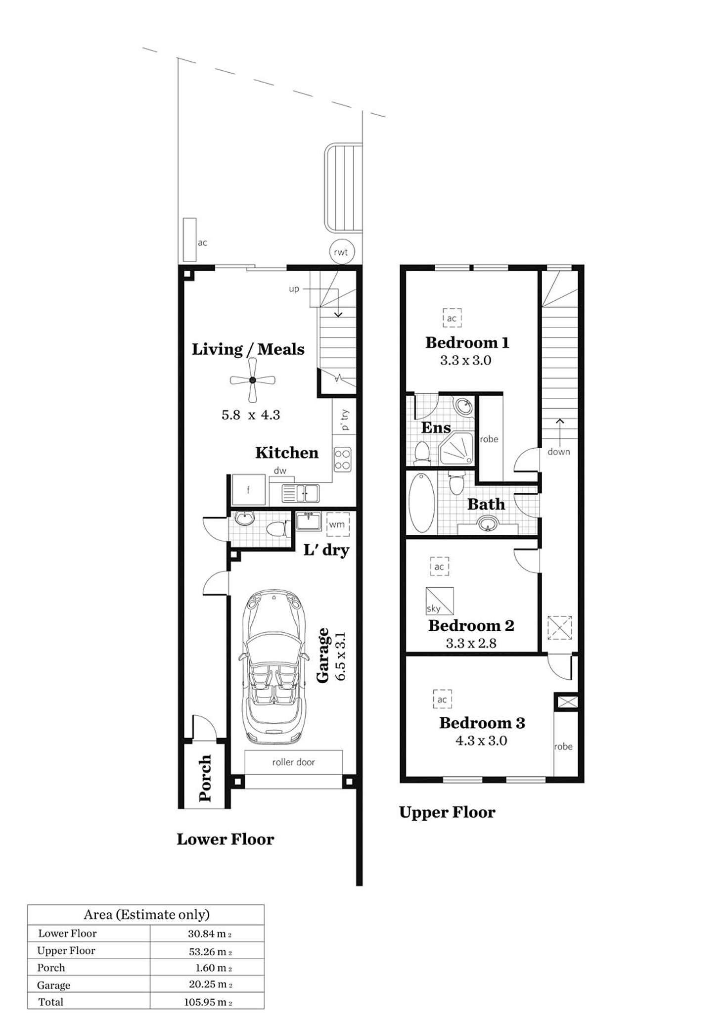 Floorplan of Homely house listing, 19/35 Victoria Parade, Mawson Lakes SA 5095
