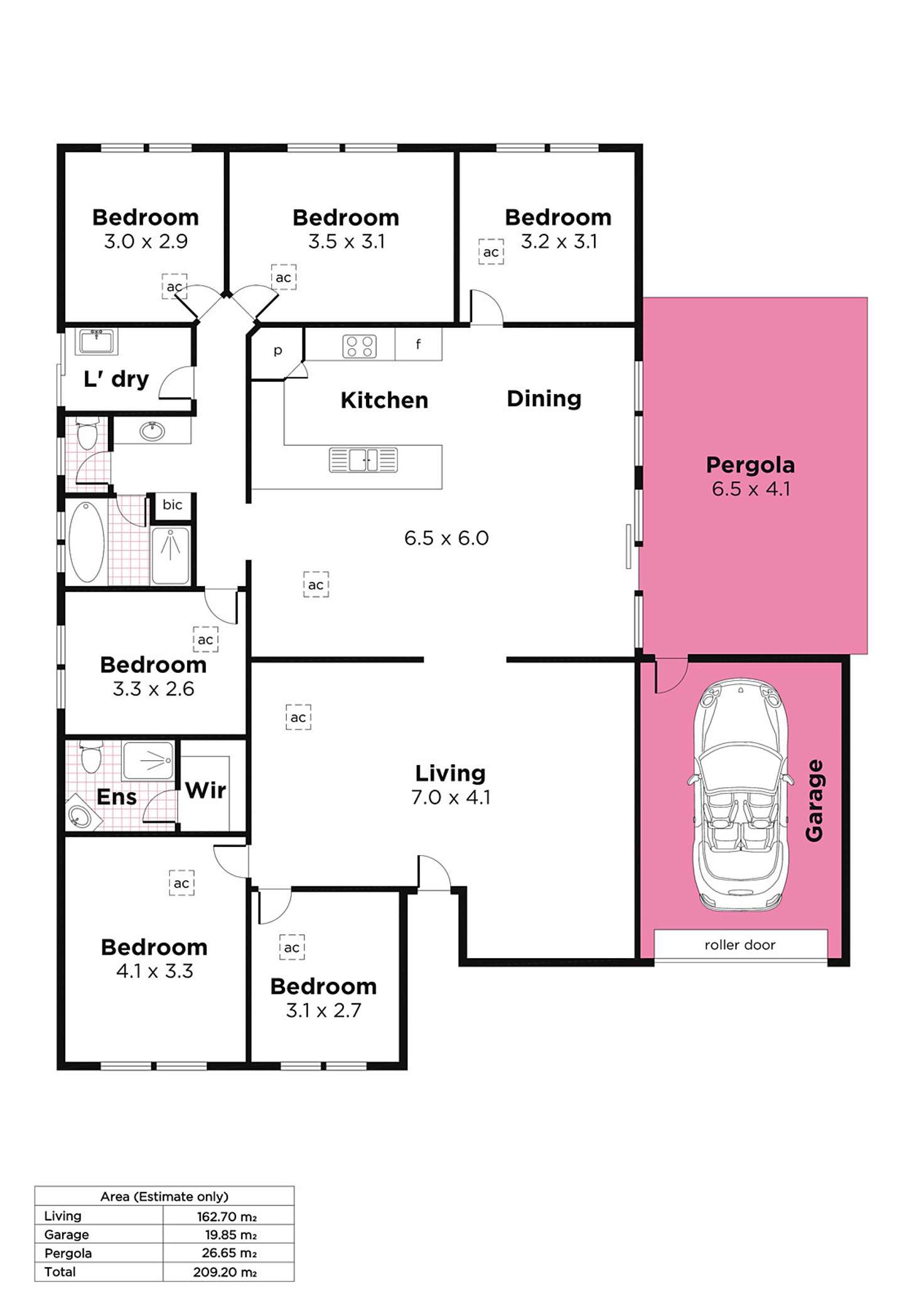 Floorplan of Homely house listing, 15 Addis Street, Evanston Park SA 5116