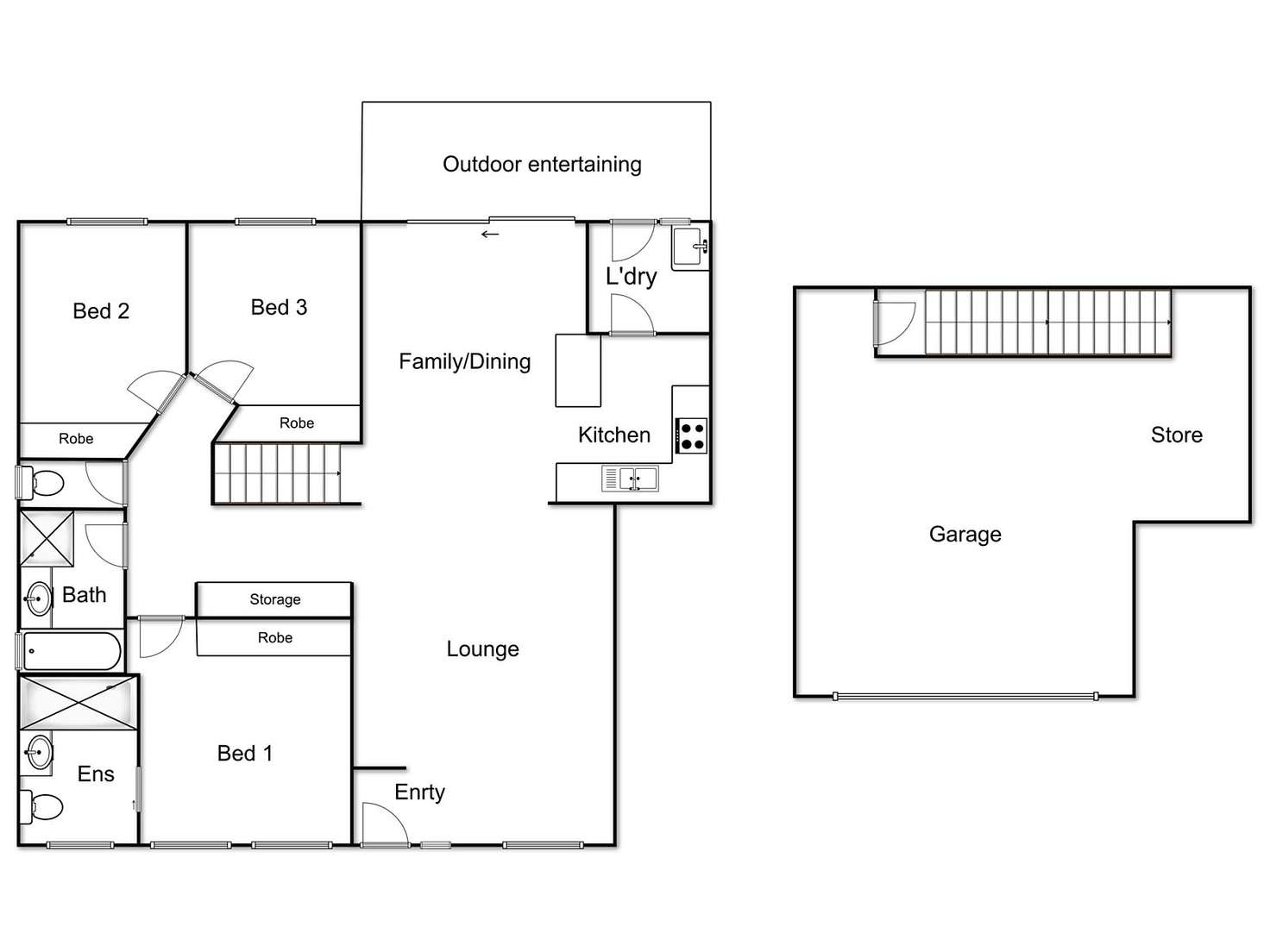 Floorplan of Homely townhouse listing, Address available on request