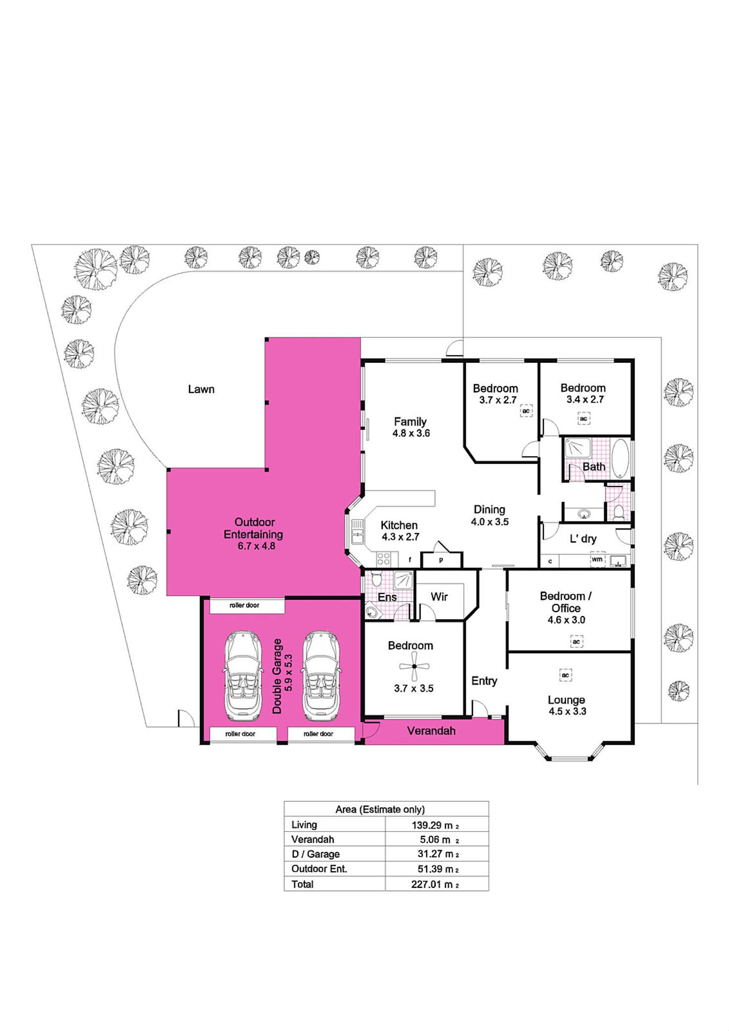 Floorplan of Homely house listing, 7A Clacton  Road, Dover Gardens SA 5048