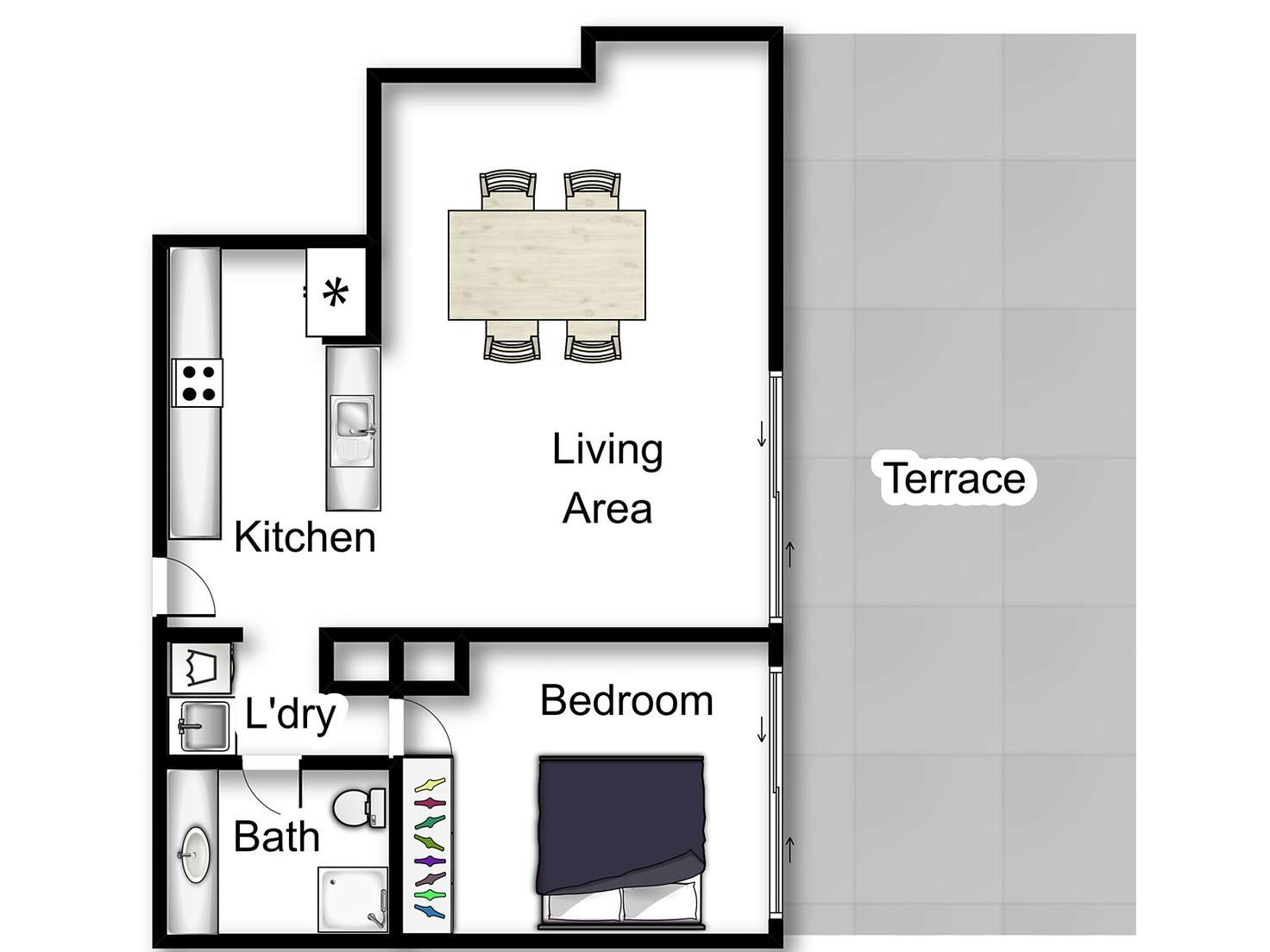 Floorplan of Homely unit listing, 1/5 Sydney Avenue, Barton ACT 2600