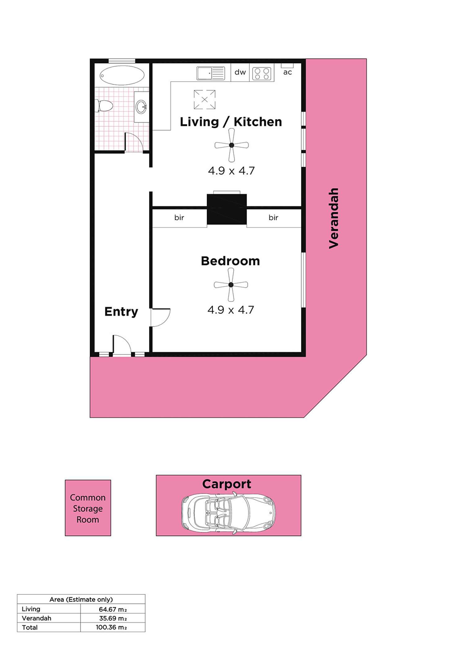 Floorplan of Homely house listing, 11/34 Byron Road, Black Forest SA 5035