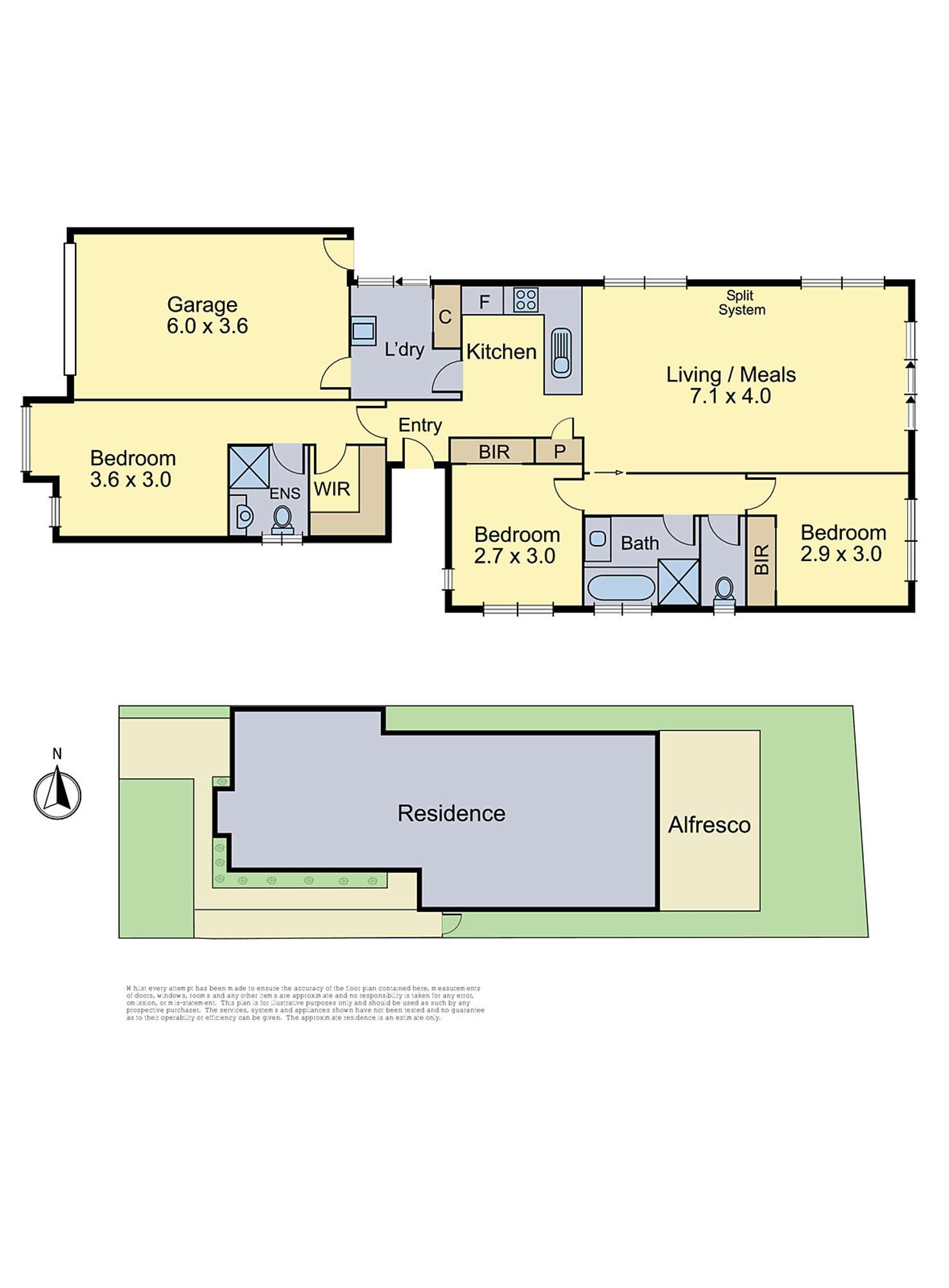 Floorplan of Homely house listing, 9 Ballam Way, Doreen VIC 3754