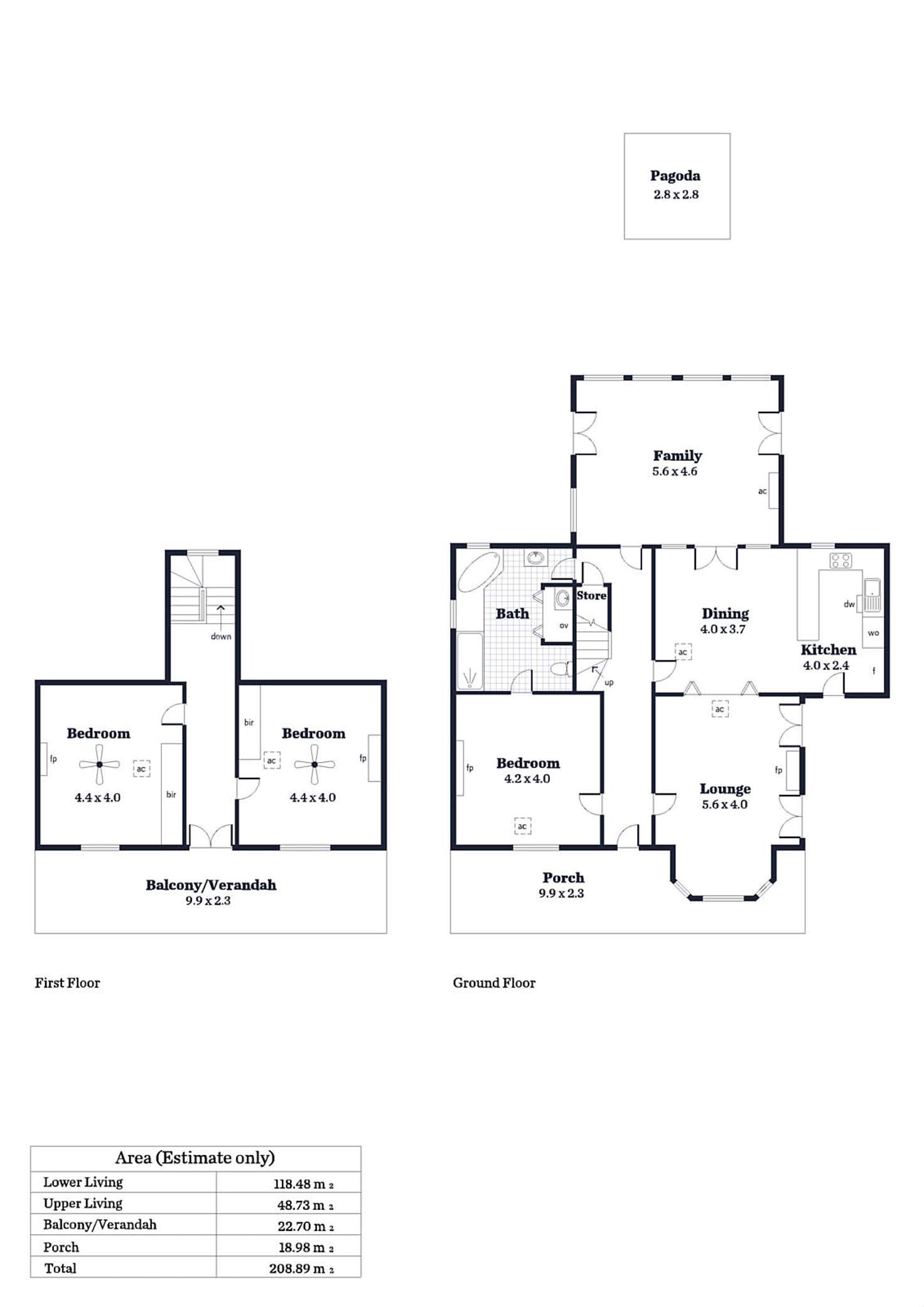 Floorplan of Homely house listing, 24 Childers Street, North Adelaide SA 5006