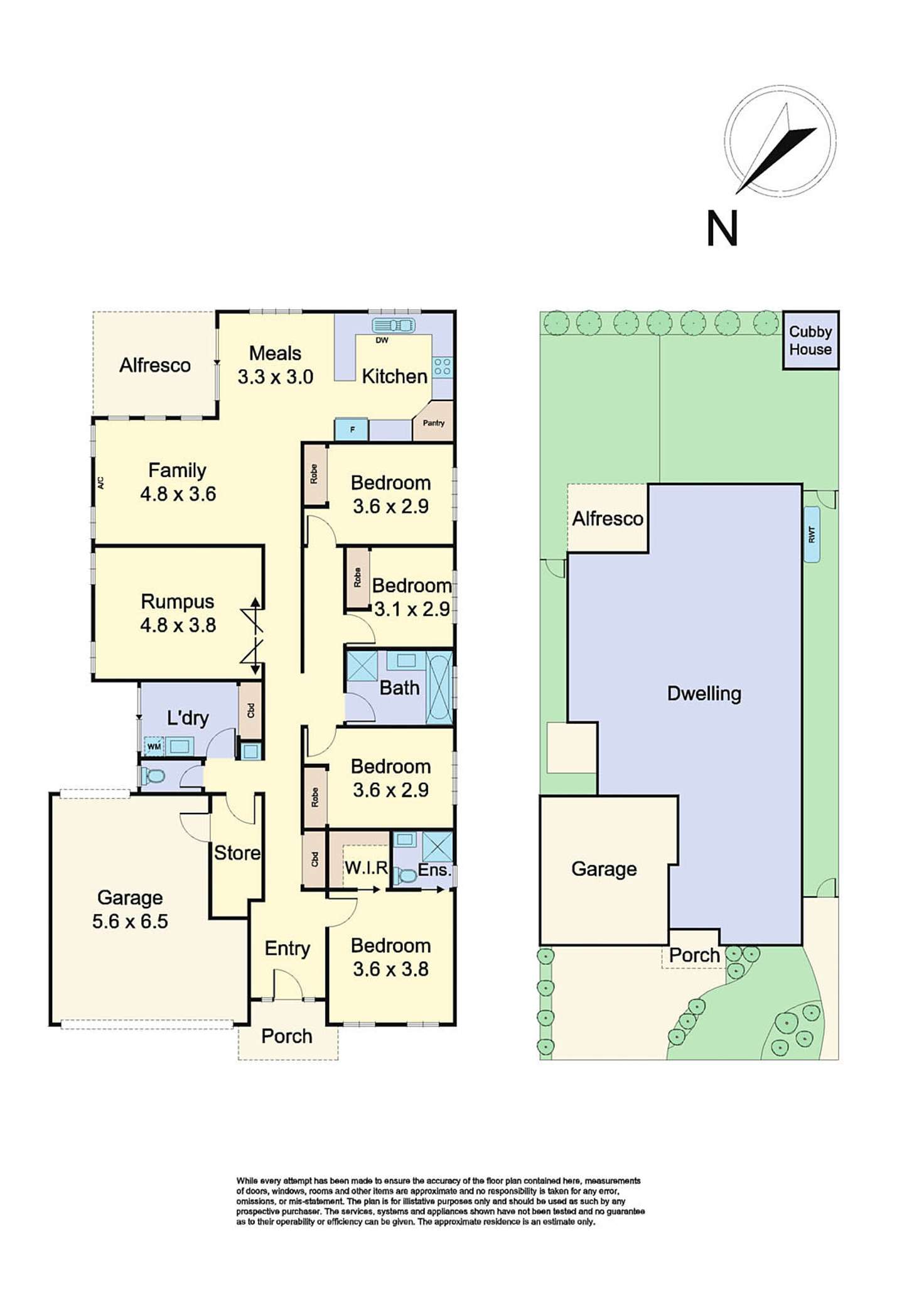 Floorplan of Homely house listing, 12 Garden Road, Doreen VIC 3754