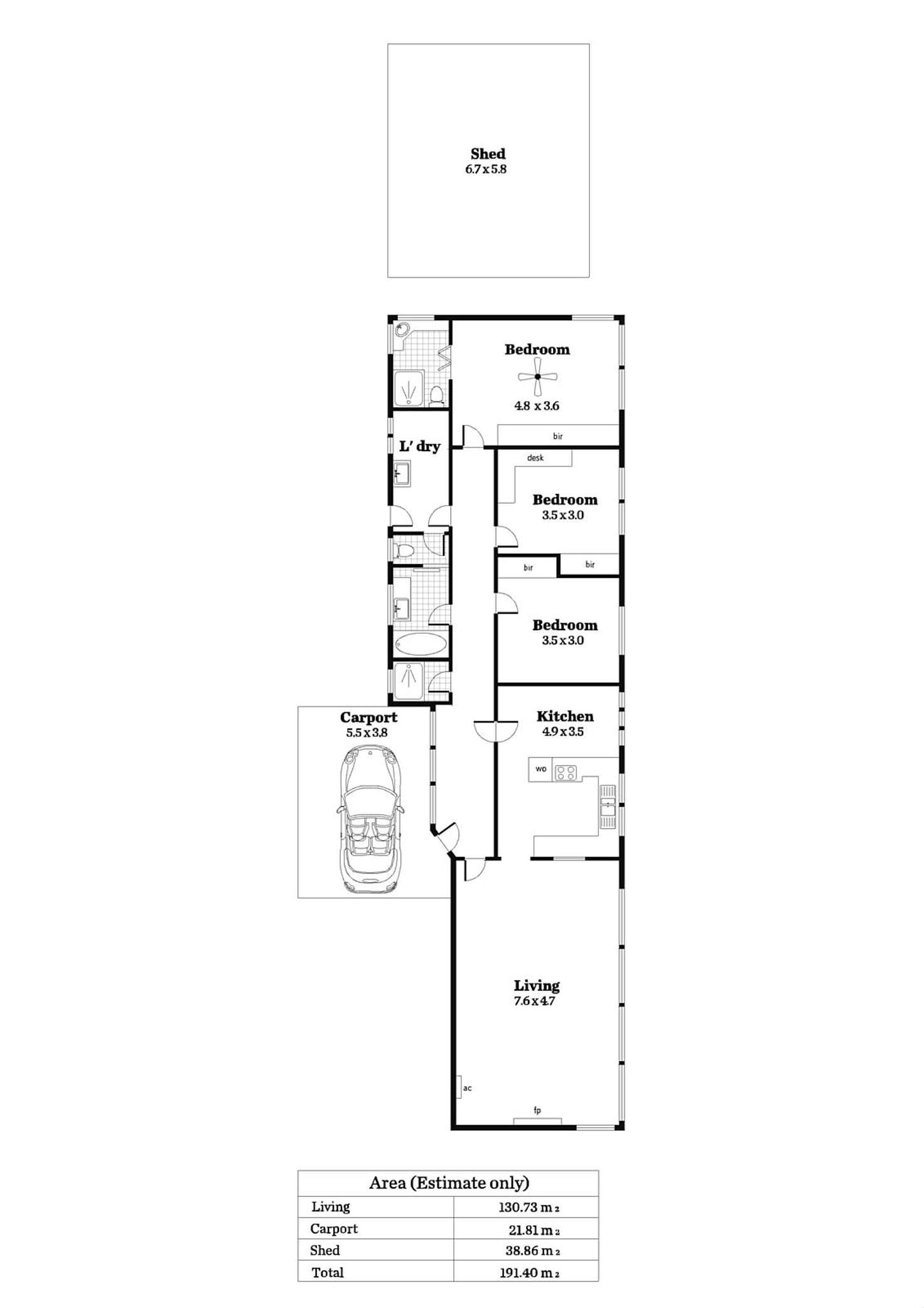 Floorplan of Homely house listing, 11 Barretts Road, Lynton SA 5062