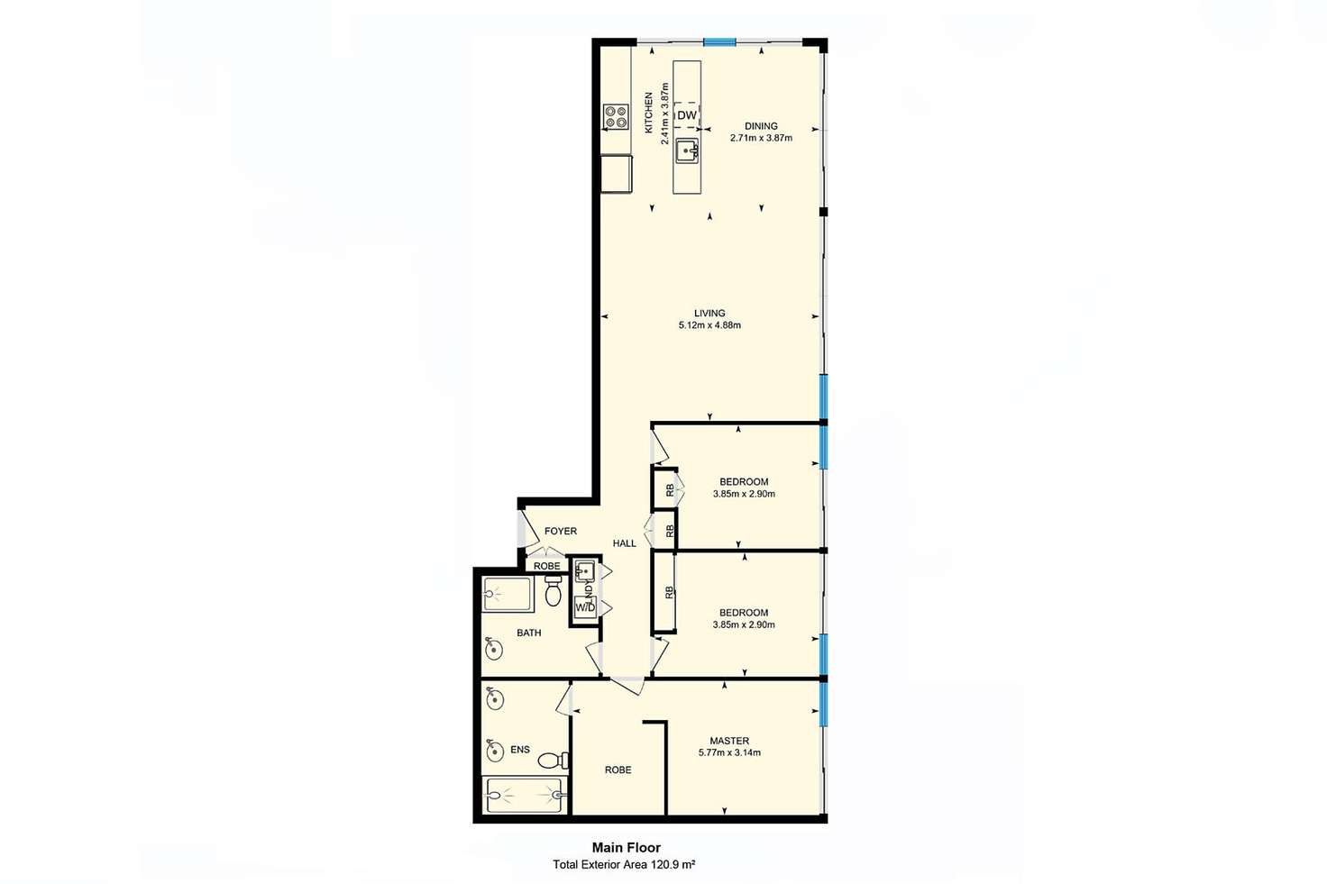 Floorplan of Homely apartment listing, 64/30 Blackall  Street, Barton ACT 2600