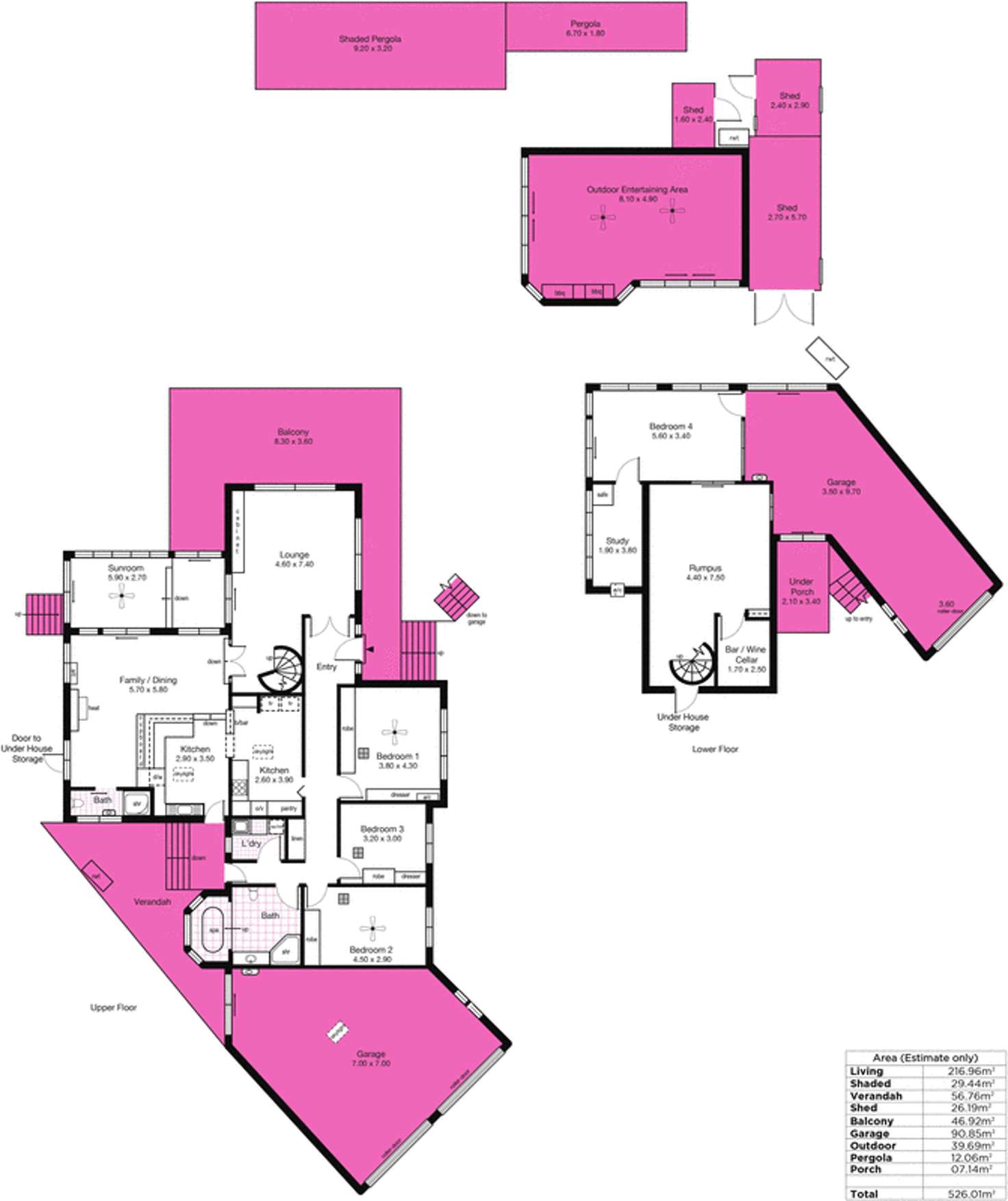 Floorplan of Homely house listing, 15 Ross Street, Seaview Downs SA 5049