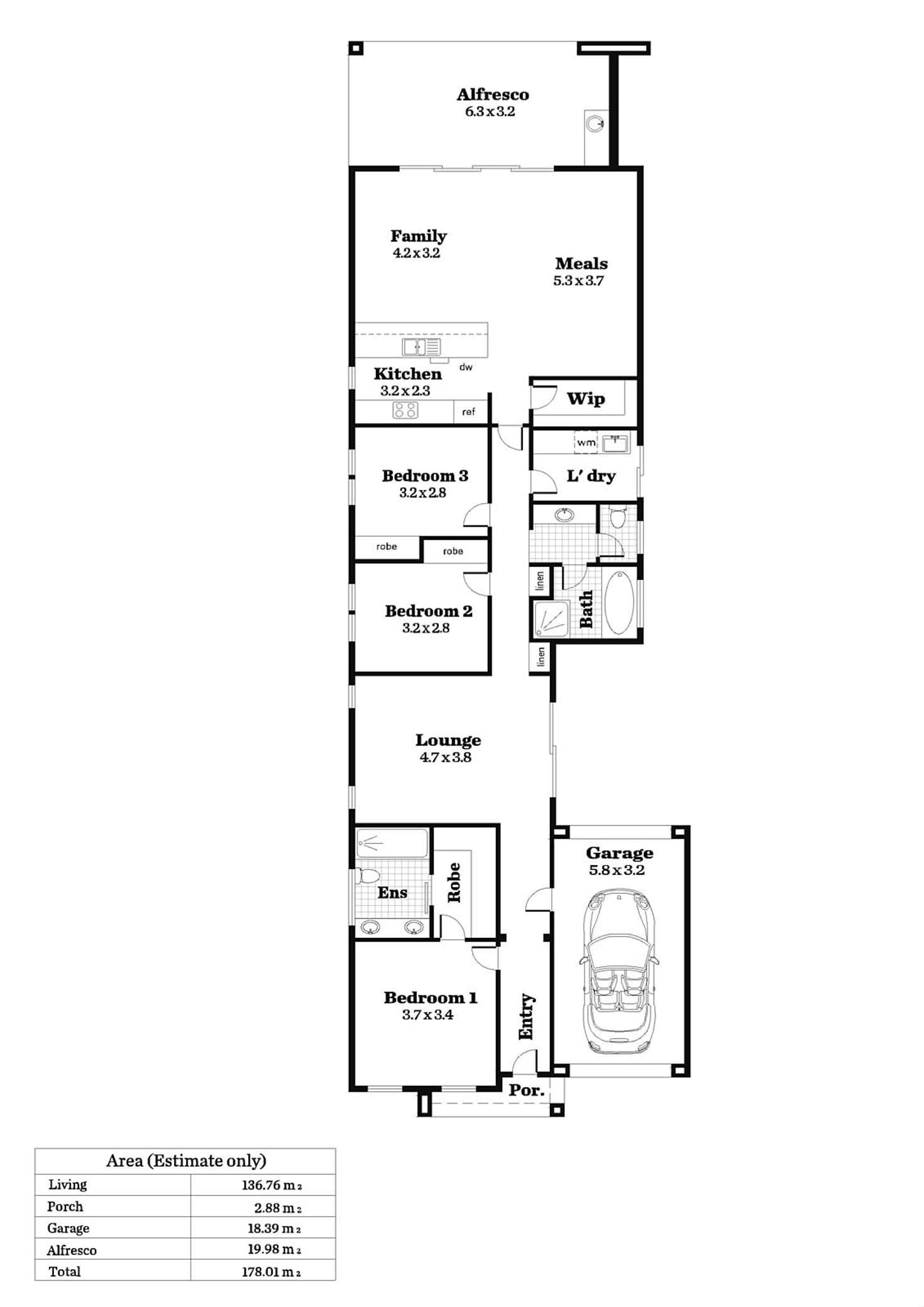 Floorplan of Homely house listing, 7 Brinkworth Street, South Plympton SA 5038