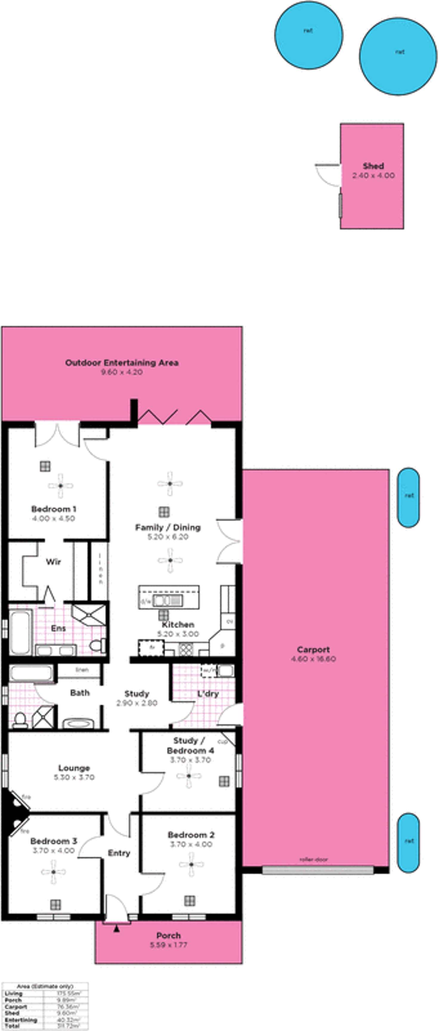 Floorplan of Homely house listing, 82 East Parkway, Colonel Light Gardens SA 5041