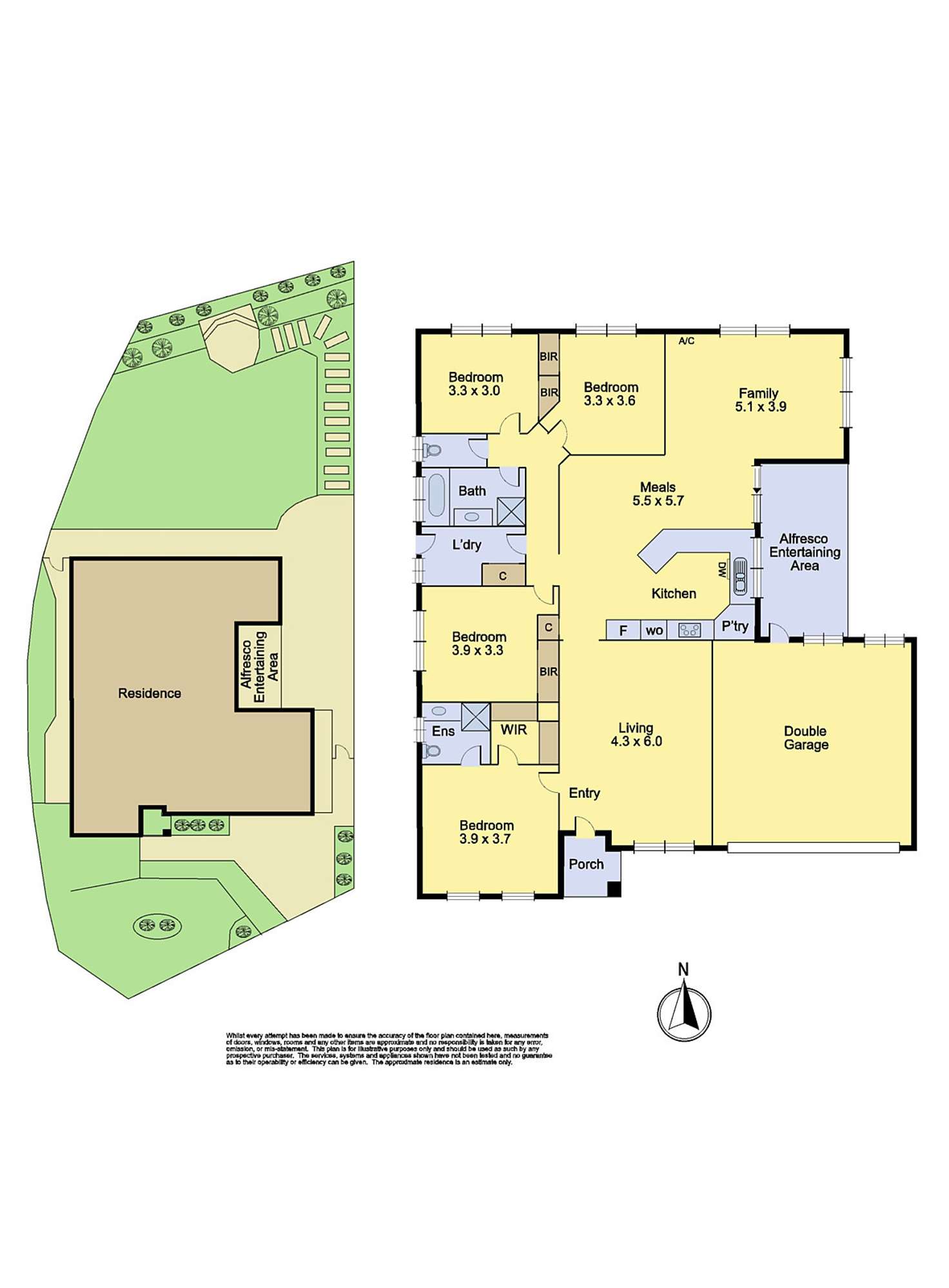 Floorplan of Homely house listing, 11 Ashgate Drive, Doreen VIC 3754