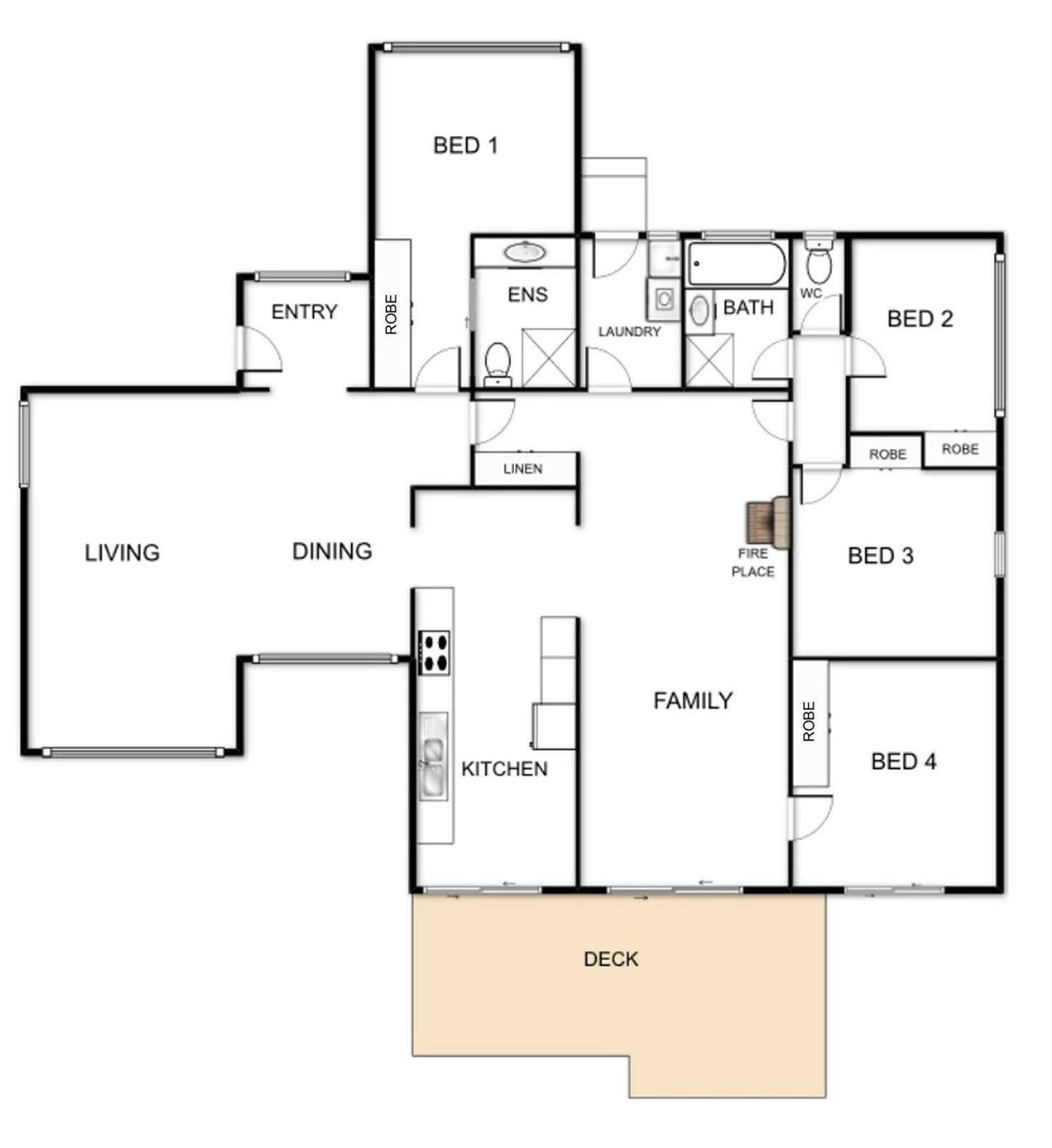 Floorplan of Homely house listing, 38 Bingley Crescent, Fraser ACT 2615