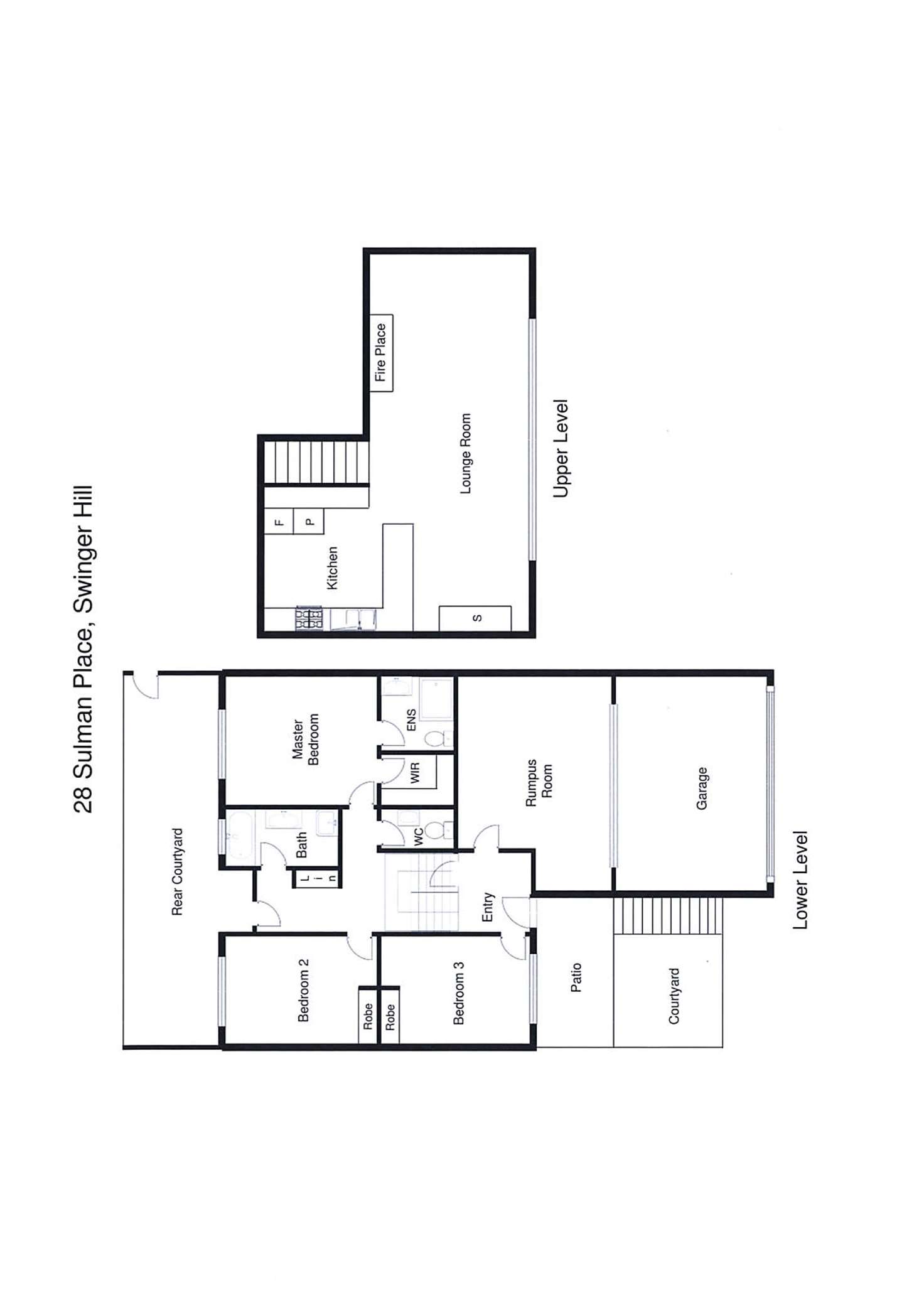 Floorplan of Homely townhouse listing, 28 Sulman Place, Swinger Hill ACT 2606