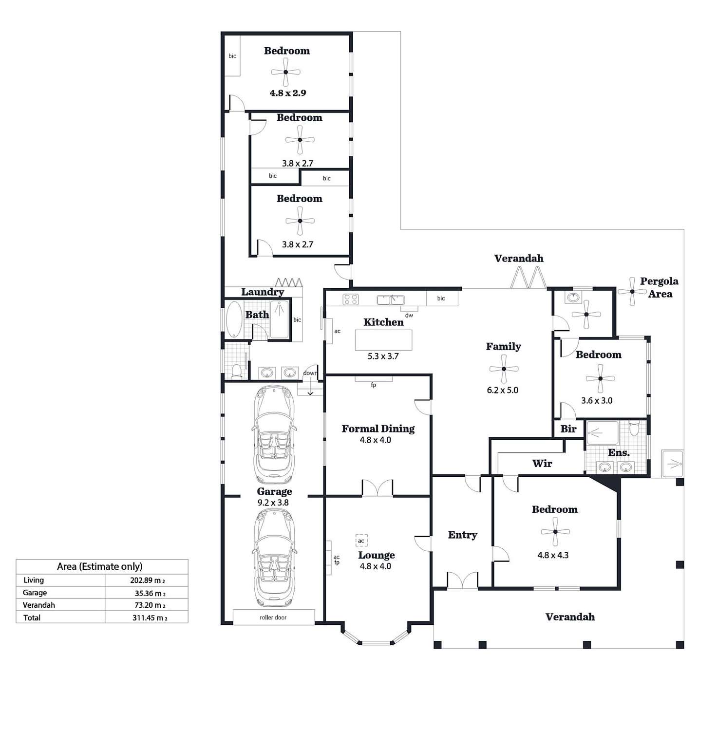Floorplan of Homely house listing, 5 Marine Street, Somerton Park SA 5044