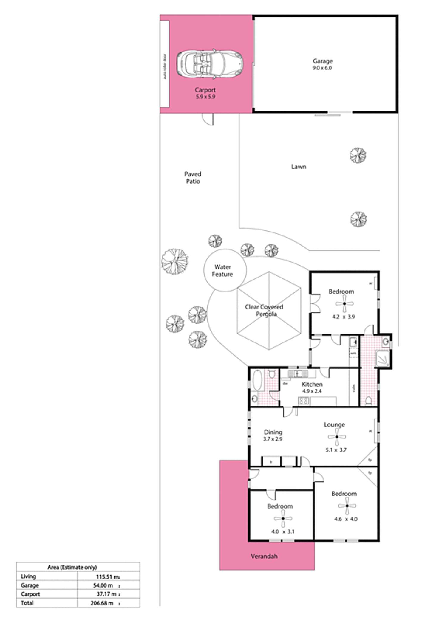 Floorplan of Homely house listing, 614 Goodwood Road, Colonel Light Gardens SA 5041