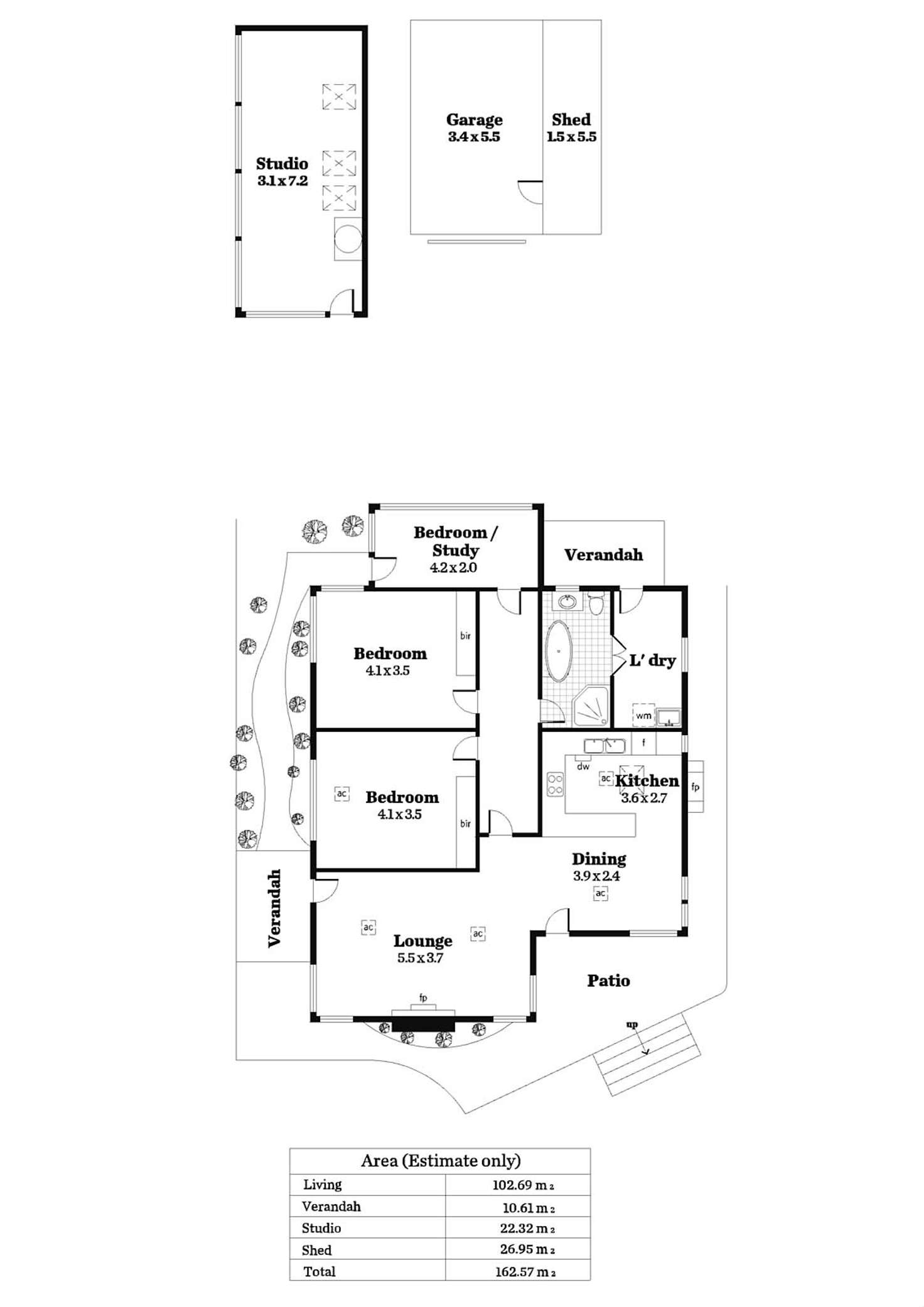 Floorplan of Homely house listing, 9 Kemp Road, Aldgate SA 5154