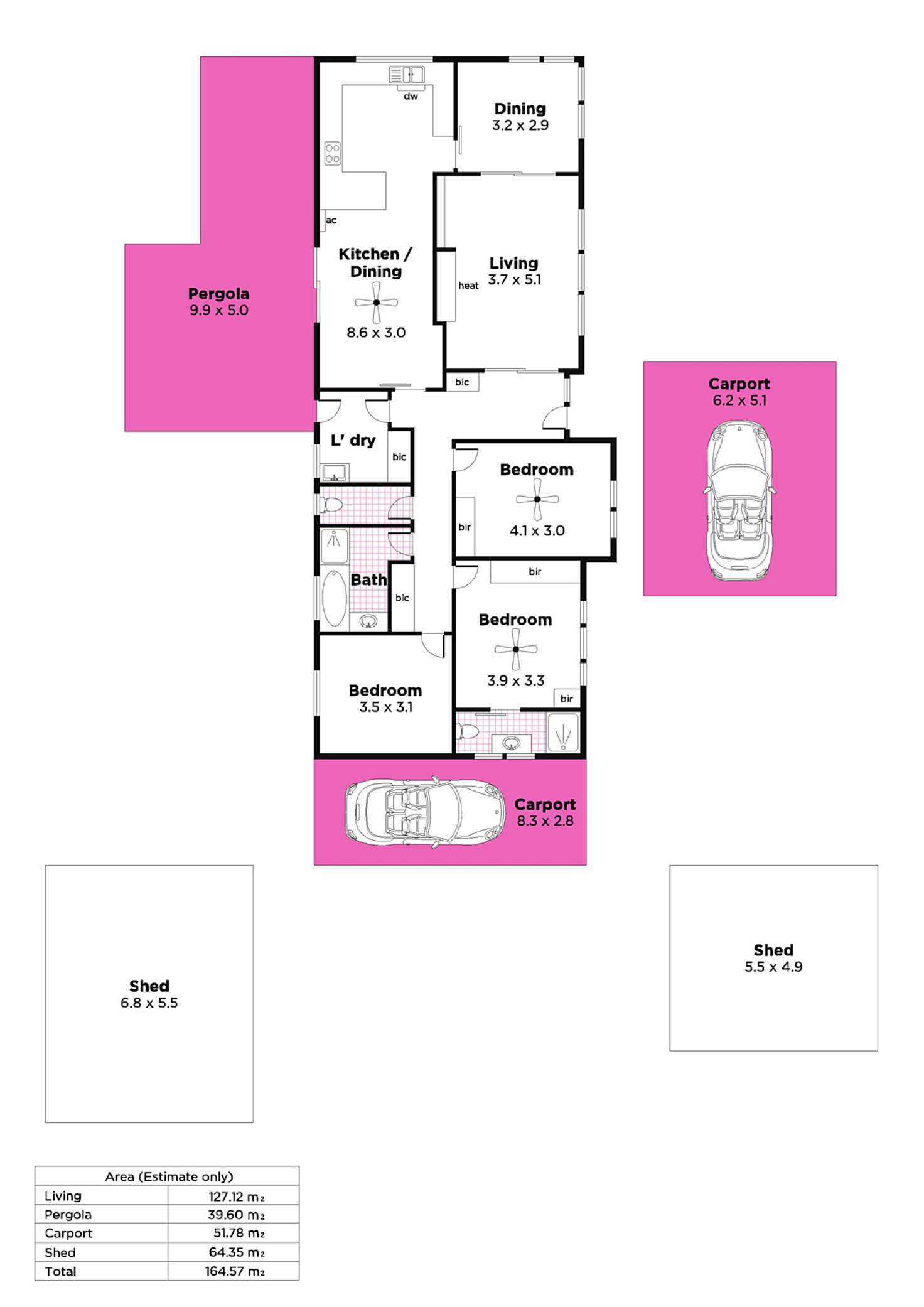 Floorplan of Homely house listing, 11 Vienna Avenue, Aberfoyle Park SA 5159