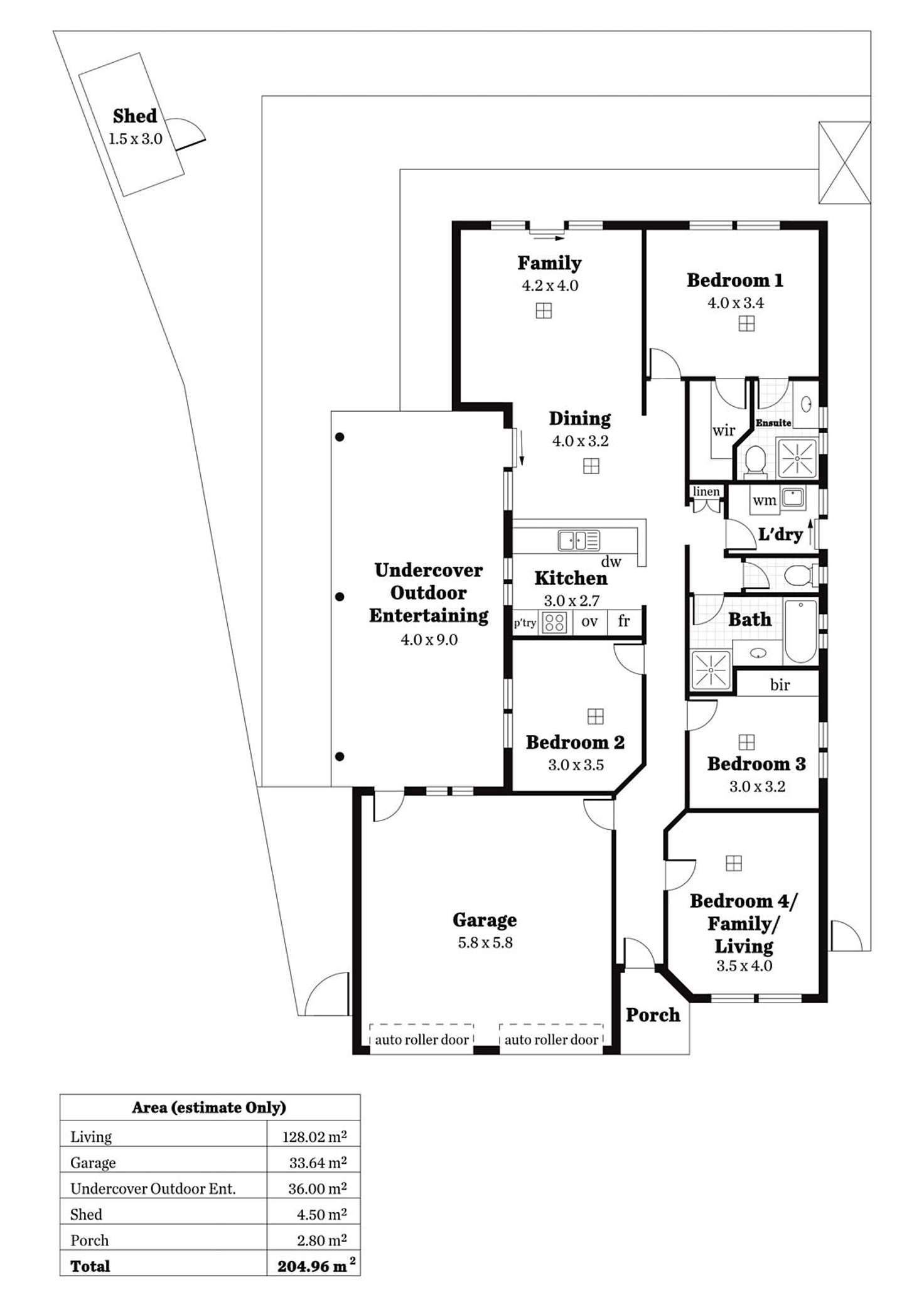 Floorplan of Homely house listing, 12 Samuel Place, Felixstow SA 5070