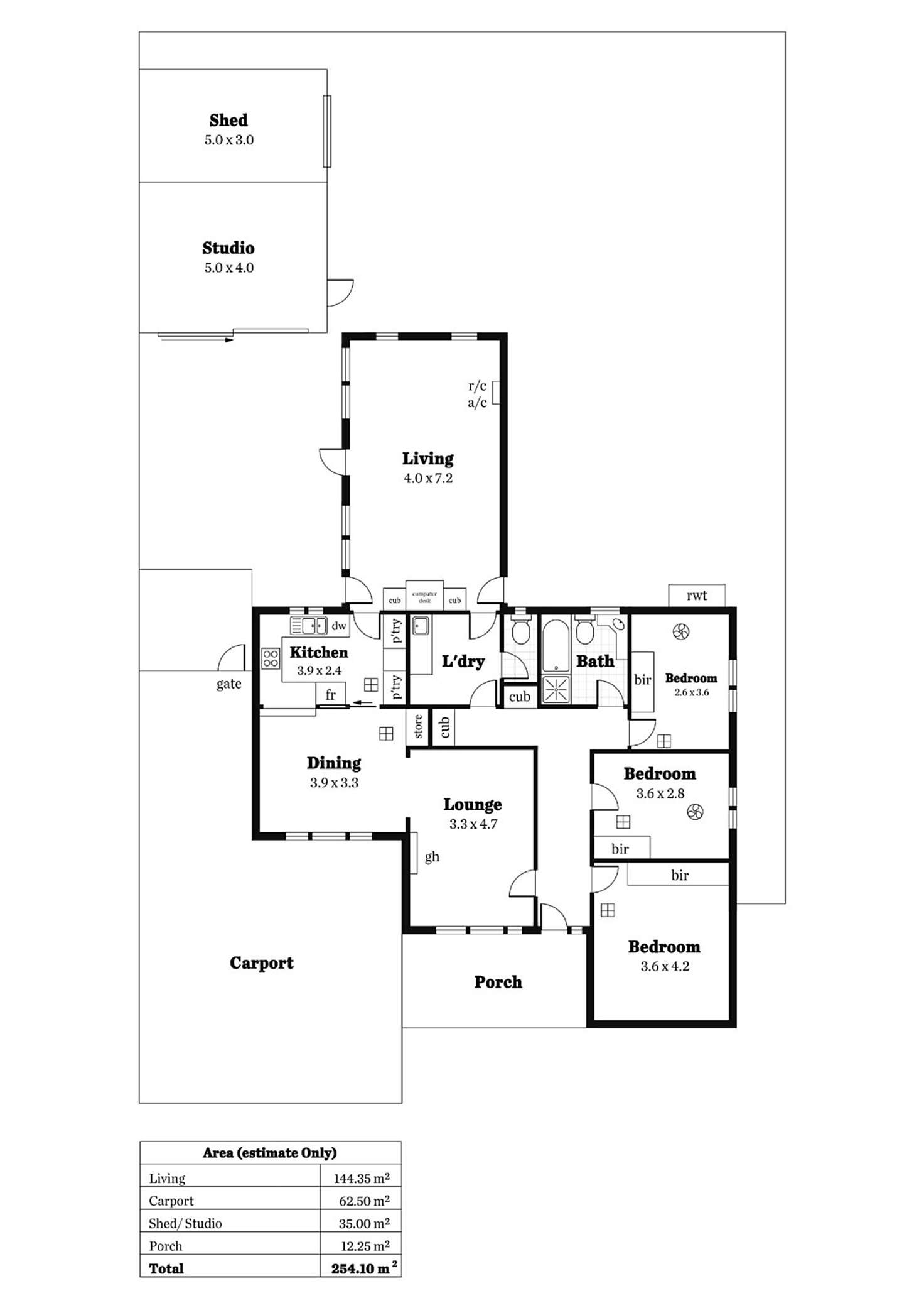 Floorplan of Homely house listing, 9 Adam Avenue, Bellevue Heights SA 5050