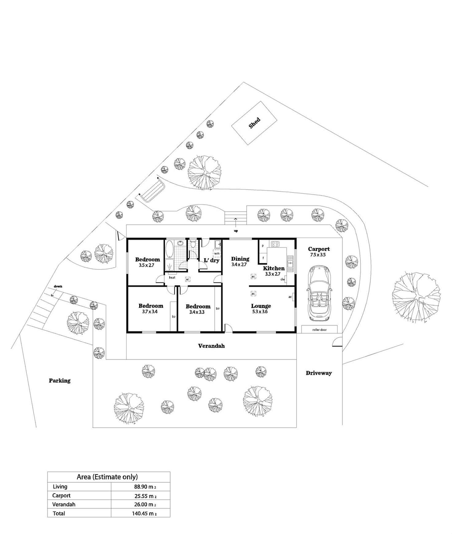 Floorplan of Homely house listing, 2a Miller Terrace, Blackwood SA 5051