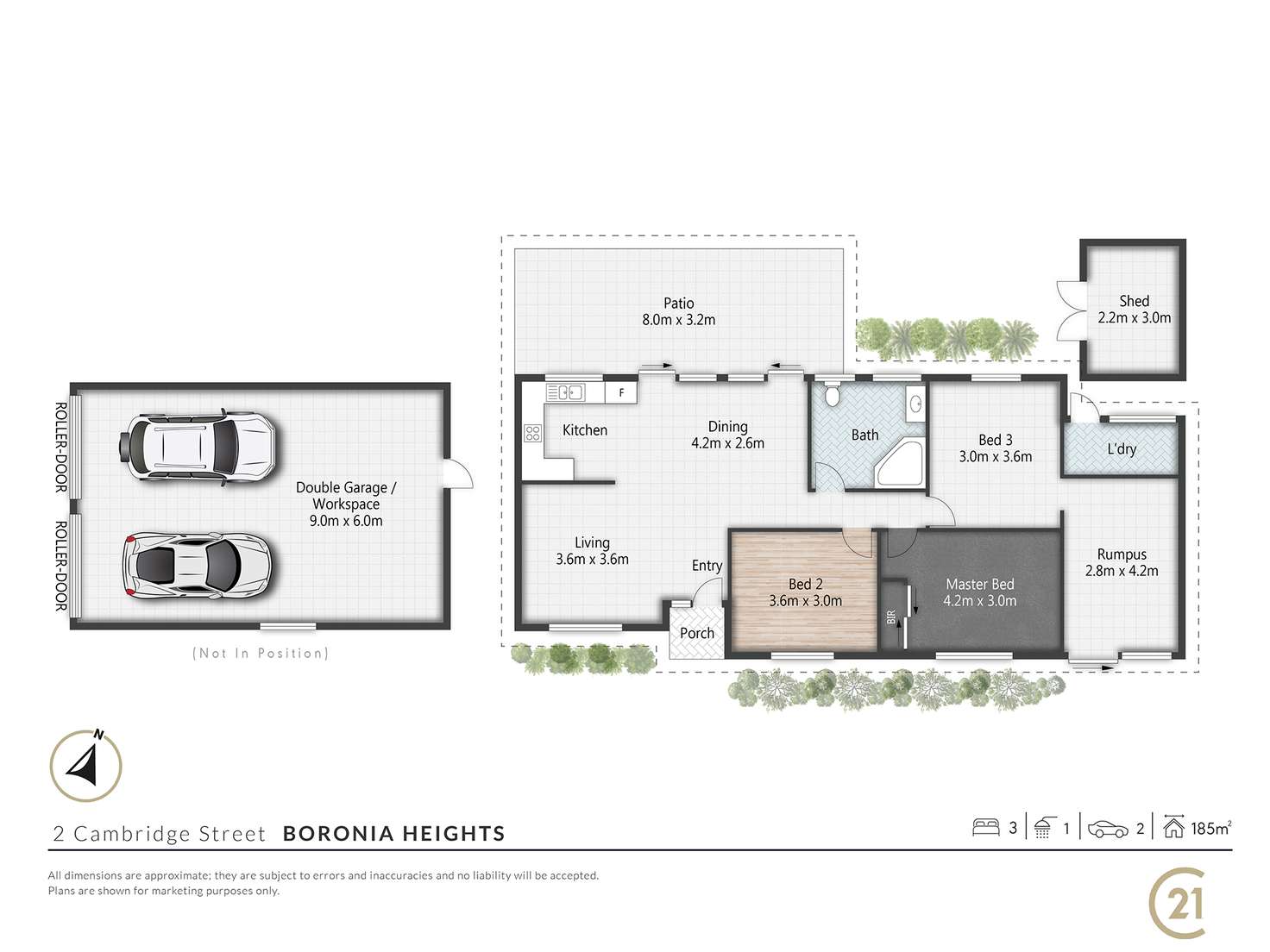Floorplan of Homely house listing, 2 Cambridge Street, Boronia Heights QLD 4124
