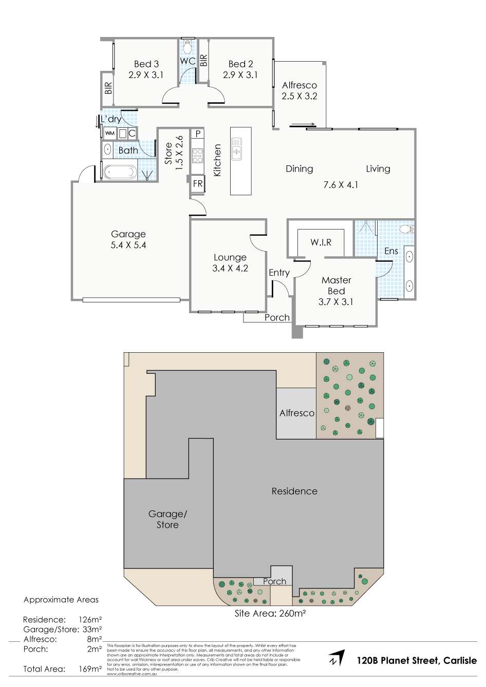 Floorplan of Homely house listing, 120B Planet Street, Carlisle WA 6101