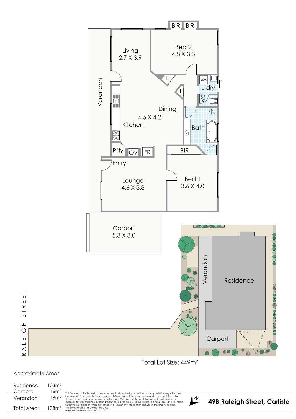Floorplan of Homely house listing, 49B Raleigh Street, Carlisle WA 6101