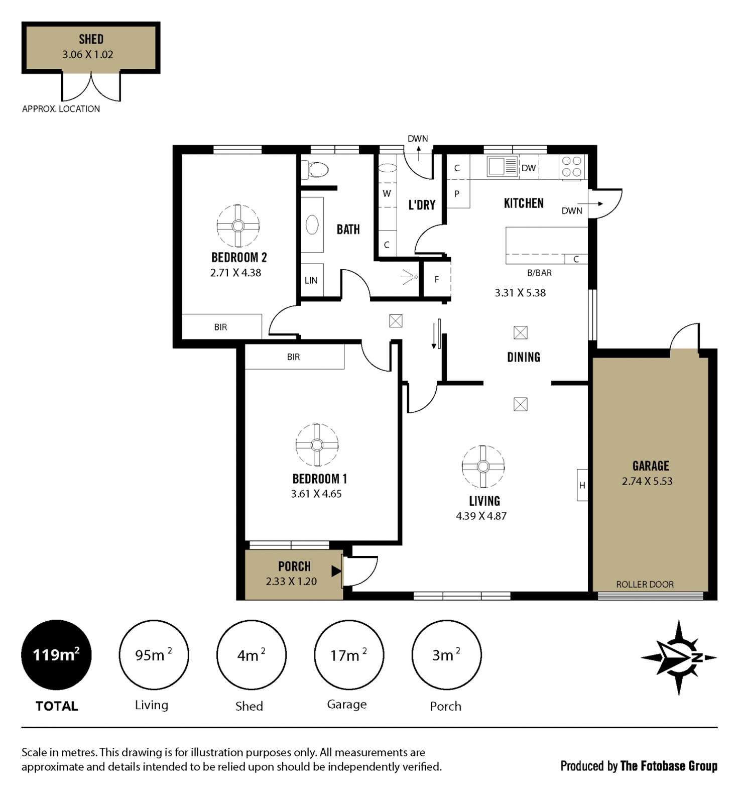 Floorplan of Homely unit listing, 2/14 Belmont Street, Lower Mitcham SA 5062
