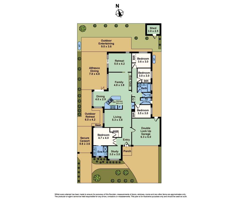 Floorplan of Homely house listing, 3 Bangalay Place, Point Cook VIC 3030