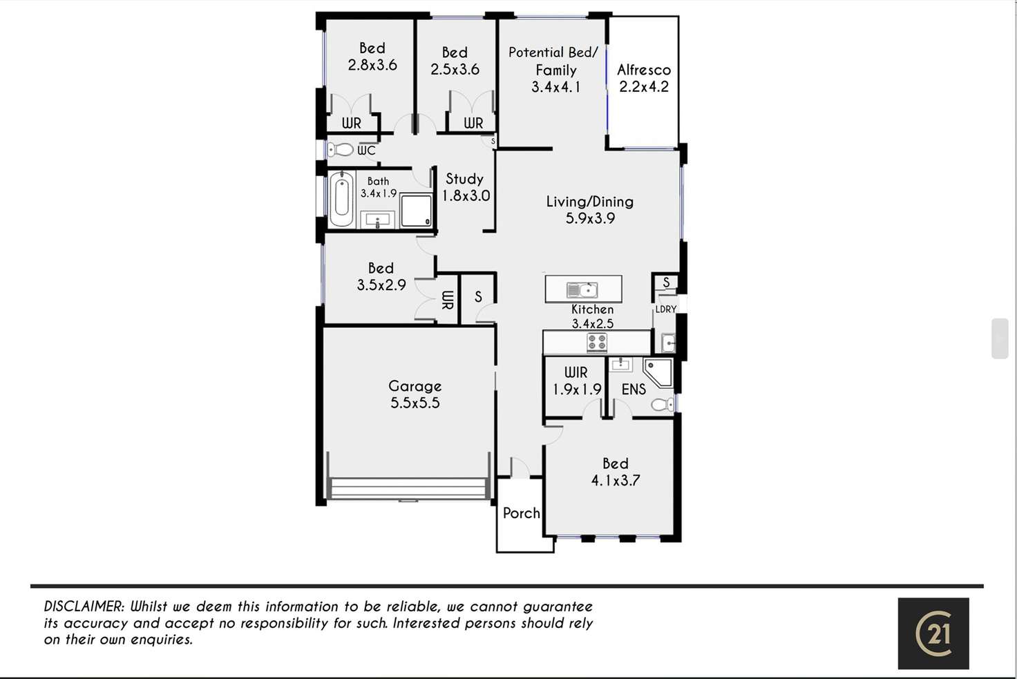 Floorplan of Homely house listing, 20 Vito Glade, Riverstone NSW 2765