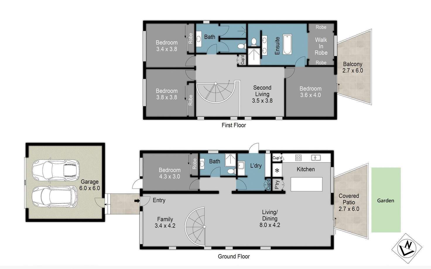 Floorplan of Homely house listing, 60 Theatre Drive, Benowa QLD 4217