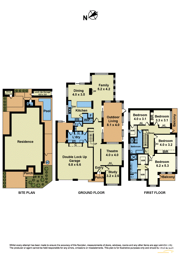 Floorplan of Homely house listing, 16 Moncrieff Parade, Point Cook VIC 3030