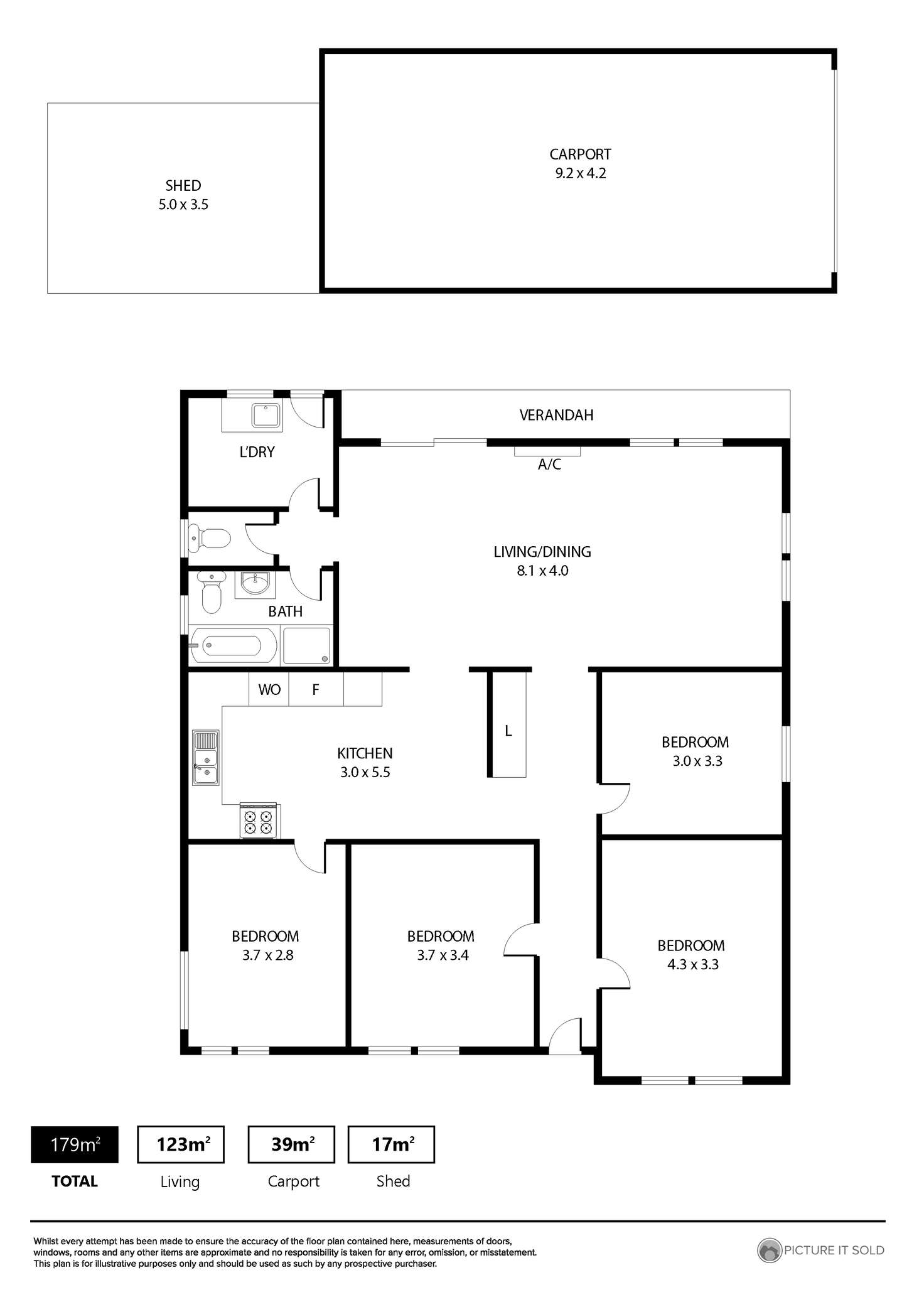 Floorplan of Homely house listing, 16 Cavendish Street, West Croydon SA 5008