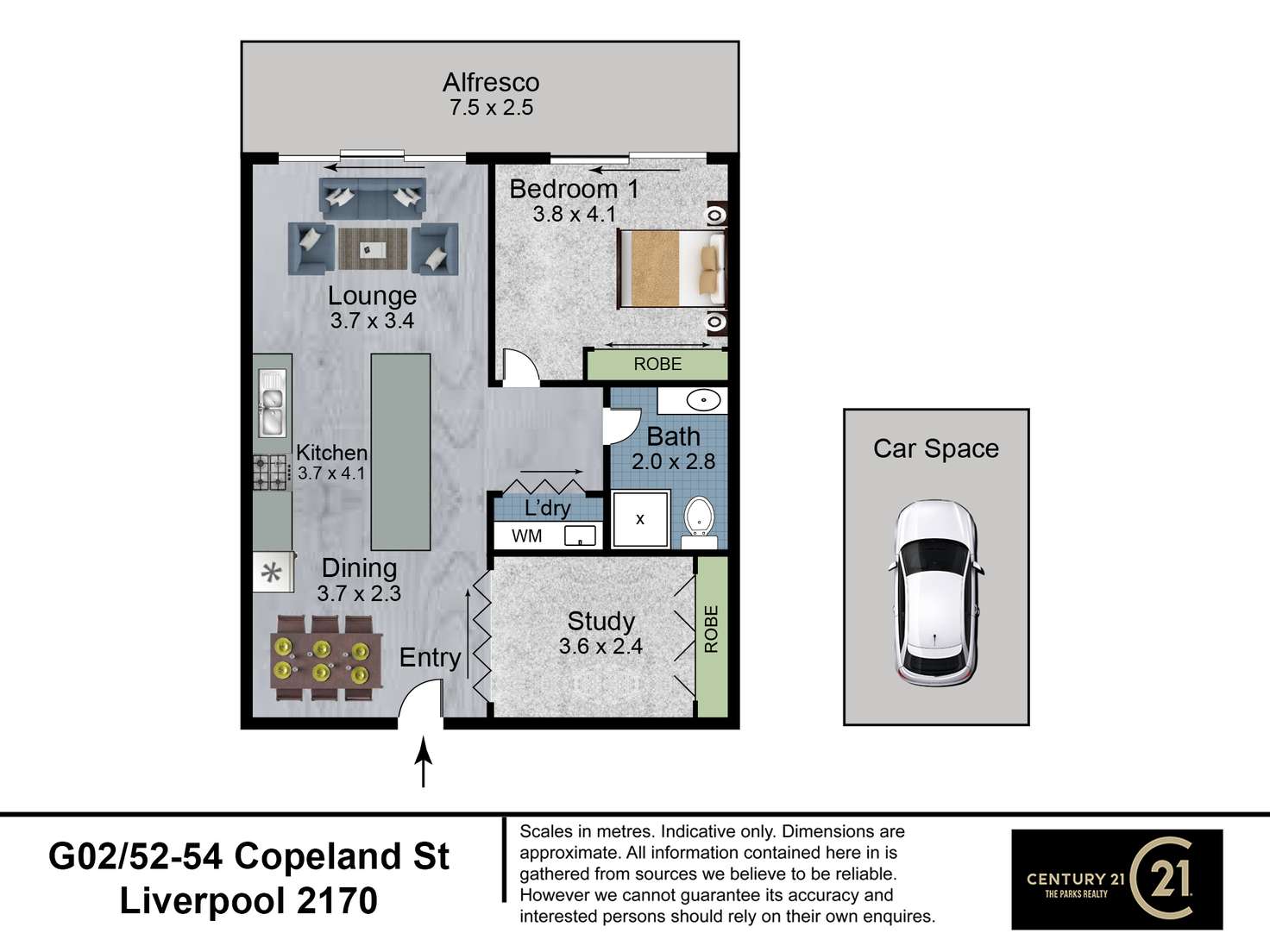 Floorplan of Homely unit listing, 2/52-54 Copeland Street, Liverpool NSW 2170