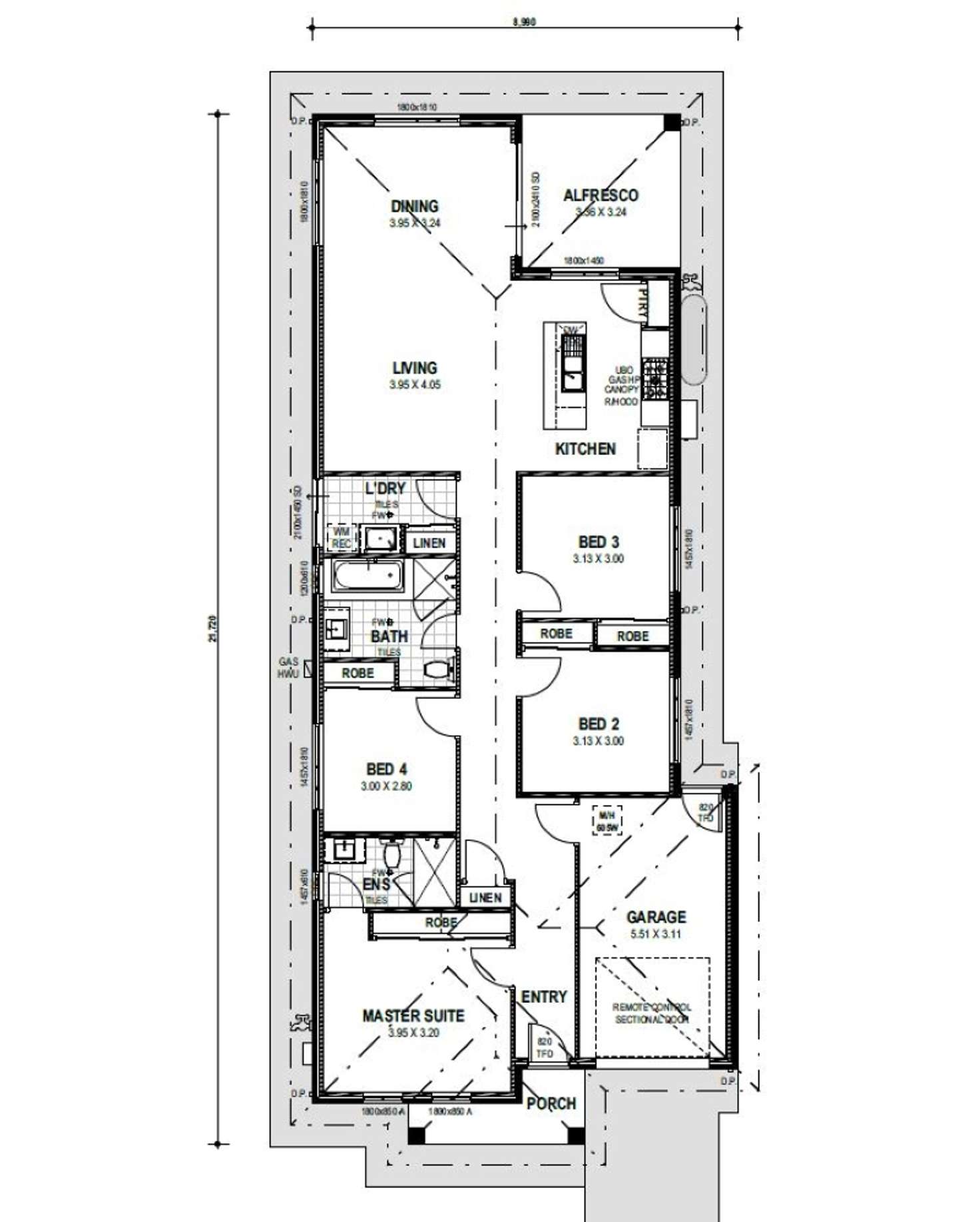 Floorplan of Homely house listing, Lot 6923 Salcombe Way, Mount Barker SA 5251
